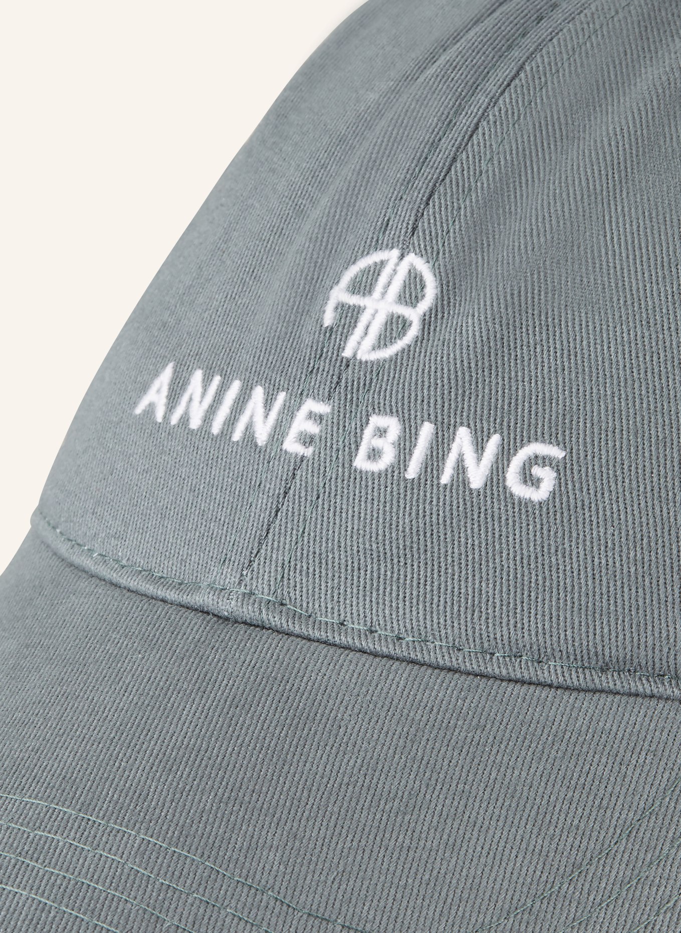 ANINE BING Cap JEREMY, Color: GREEN (Image 4)