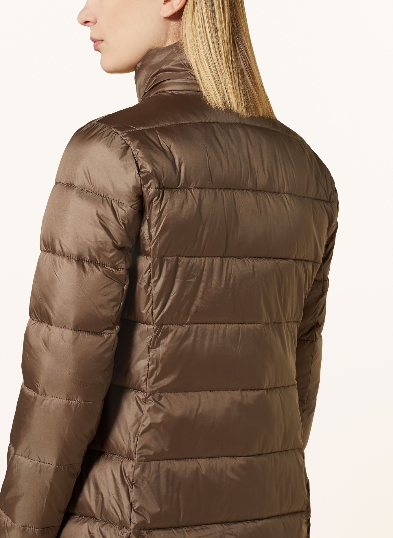 HOBBS Quilted coat JOELLE with removable hood, Color: BROWN (Image 6)