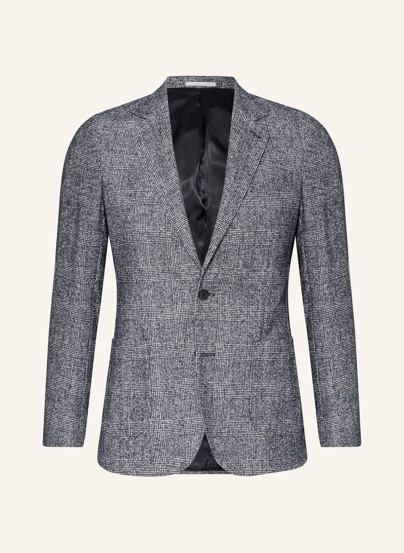 REISS Tailored jacket LINDHURST slim fit, Color: DARK BLUE/ WHITE (Image 1)
