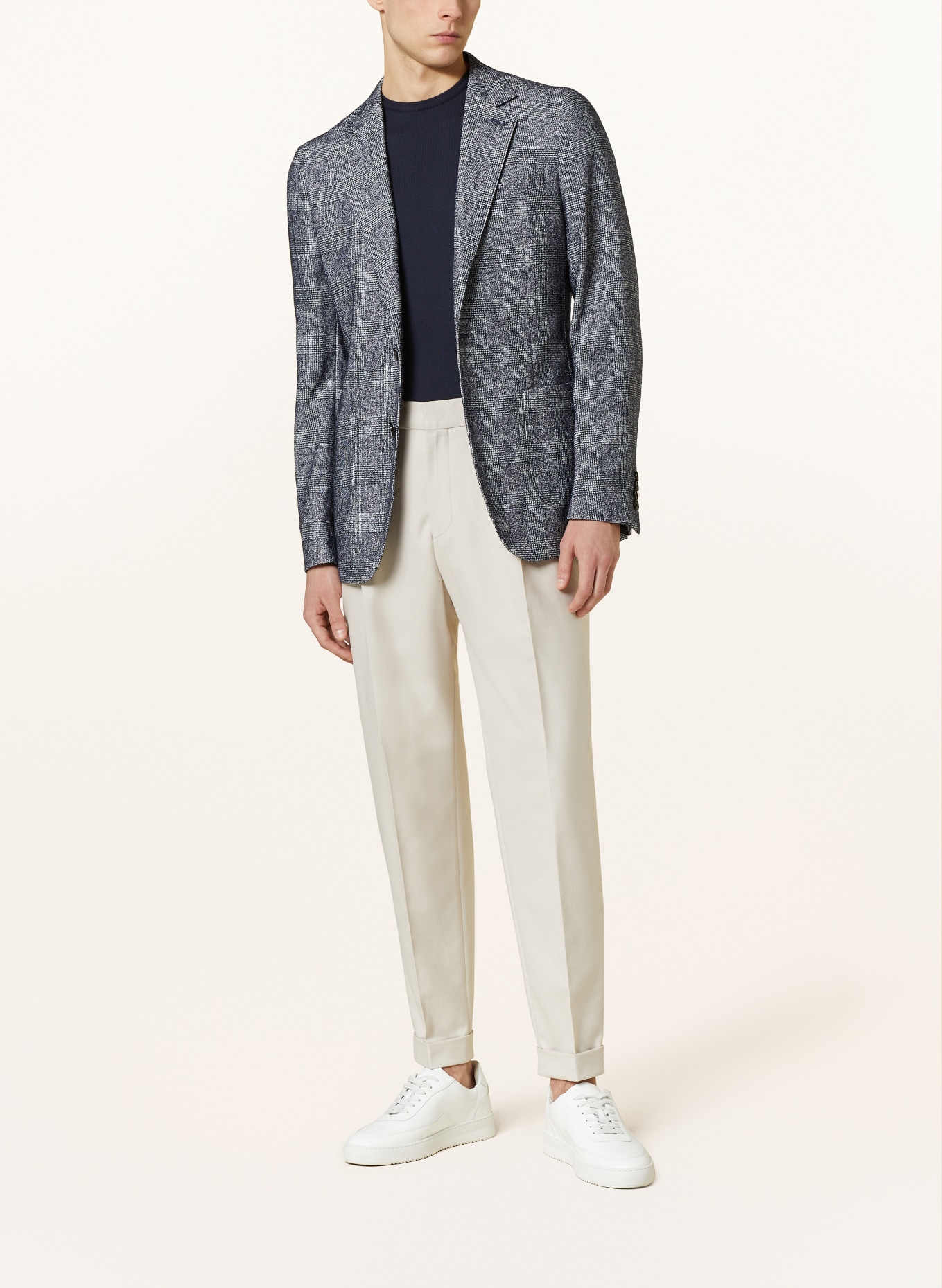 REISS Tailored jacket LINDHURST slim fit, Color: DARK BLUE/ WHITE (Image 2)
