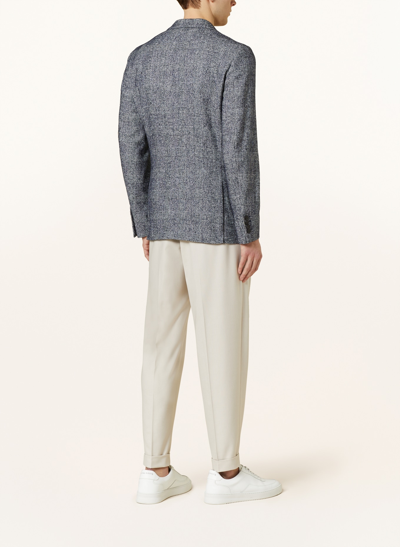 REISS Tailored jacket LINDHURST slim fit, Color: DARK BLUE/ WHITE (Image 3)