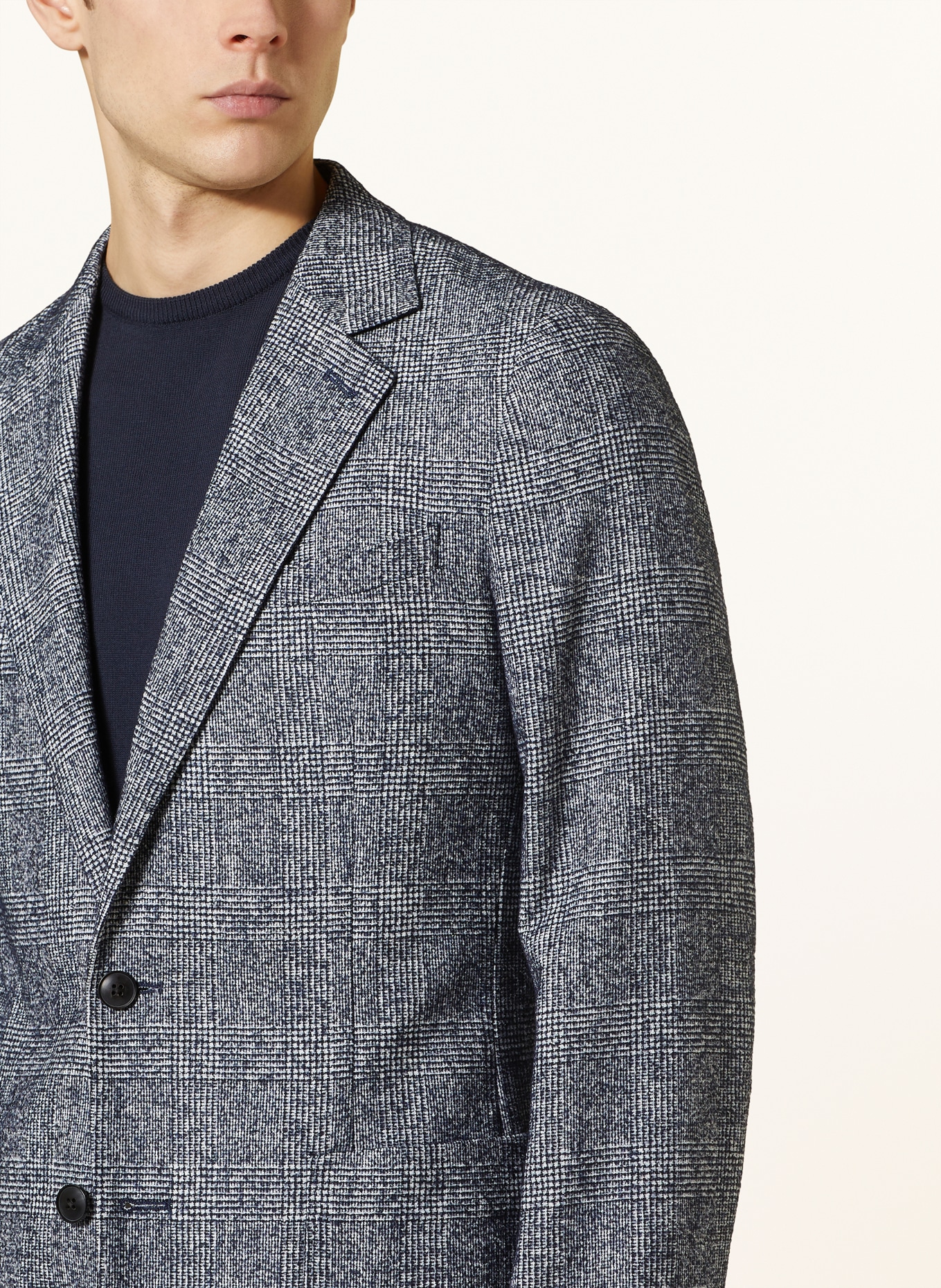 REISS Tailored jacket LINDHURST slim fit, Color: DARK BLUE/ WHITE (Image 5)