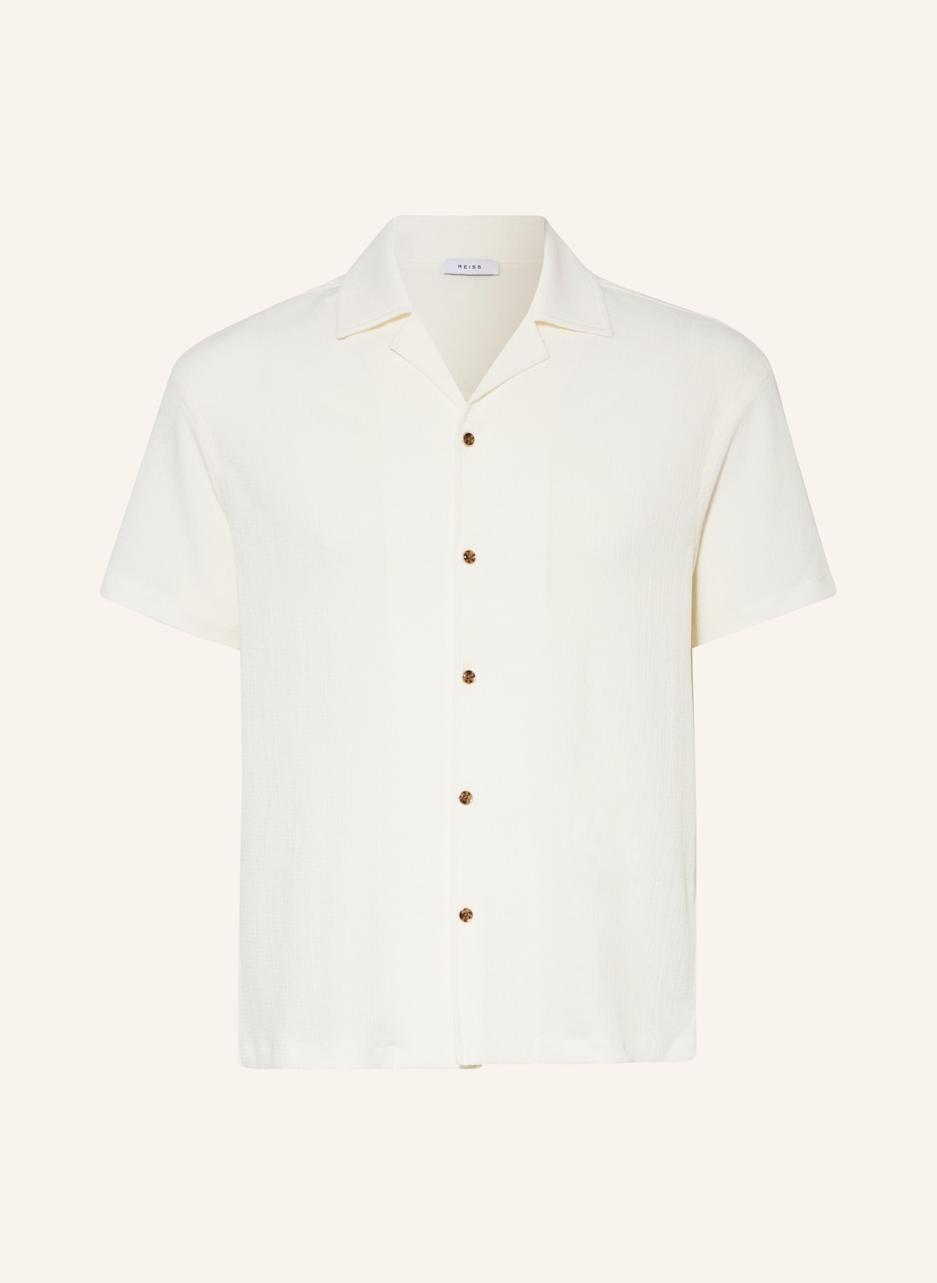 REISS Resort shirt HUNT comfort fit, Color: ECRU (Image 1)
