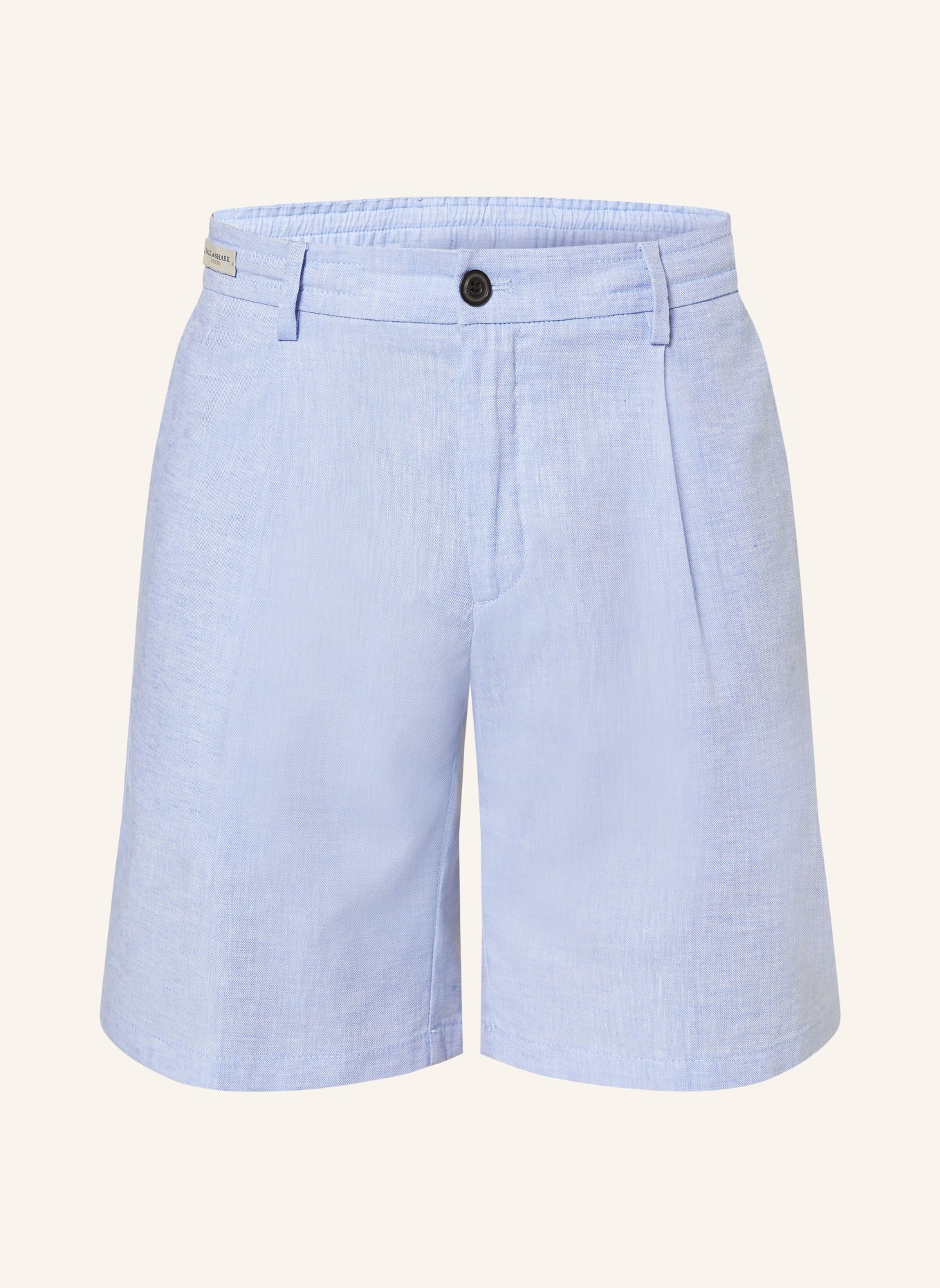 PAUL & SHARK Shorts with linen, Color: BLUE (Image 1)