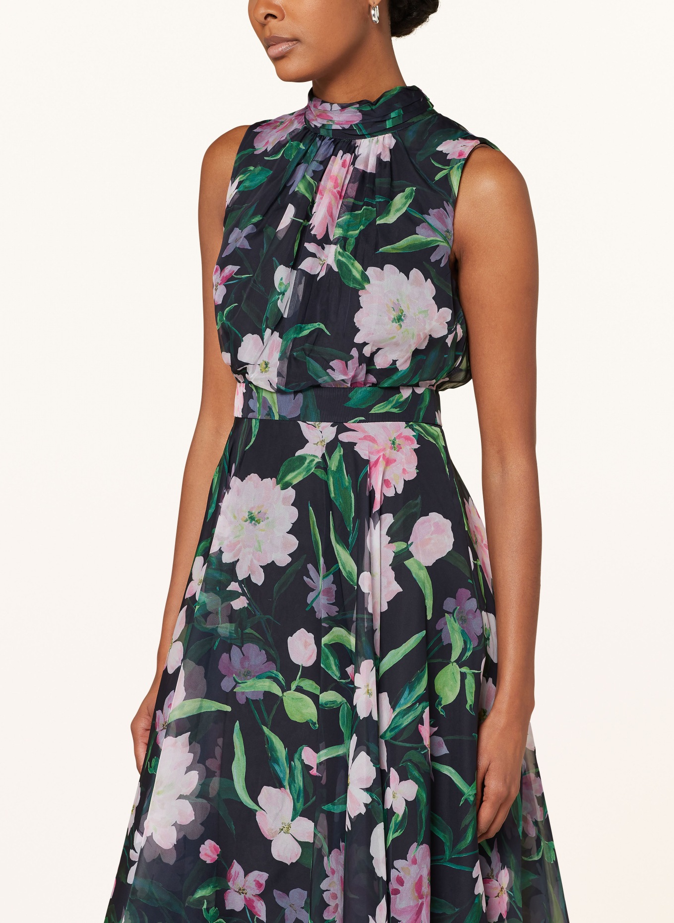 Phase Eight Dress LUCINDA, Color: BLACK/ GREEN/ PINK (Image 4)