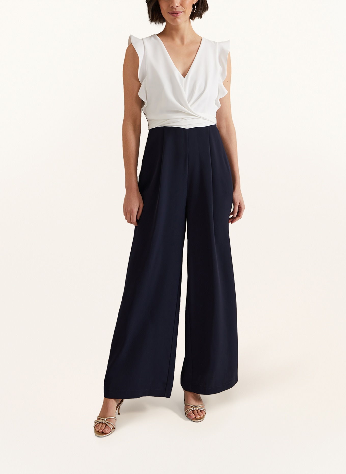 Phase Eight Jersey jumpsuit AYLA, Color: DARK BLUE/ WHITE (Image 2)