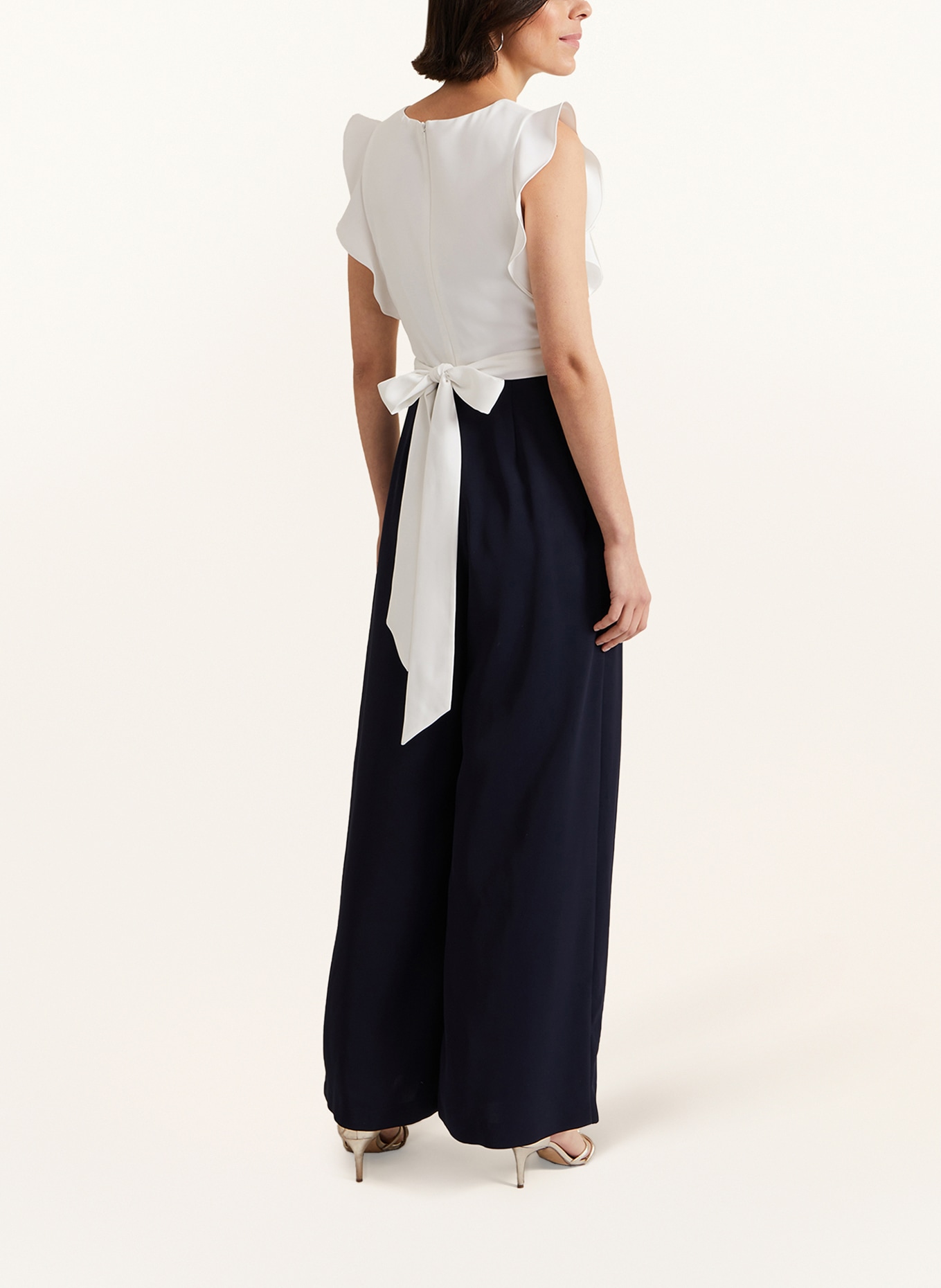 Phase Eight Jersey jumpsuit AYLA, Color: DARK BLUE/ WHITE (Image 3)