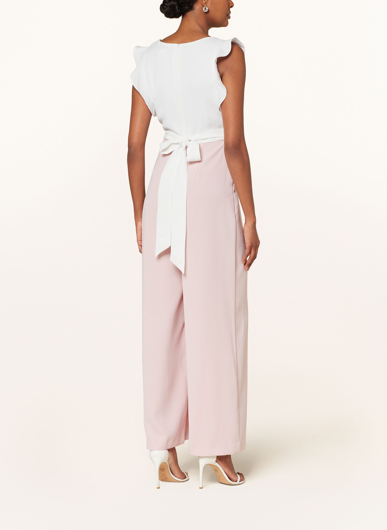 Phase Eight Jersey jumpsuit AYLA, Color: ROSE/ WHITE (Image 3)