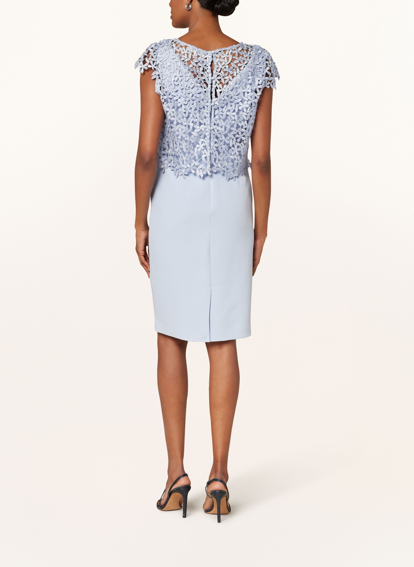 Phase Eight Dress DAISY with lace, Color: LIGHT BLUE (Image 3)