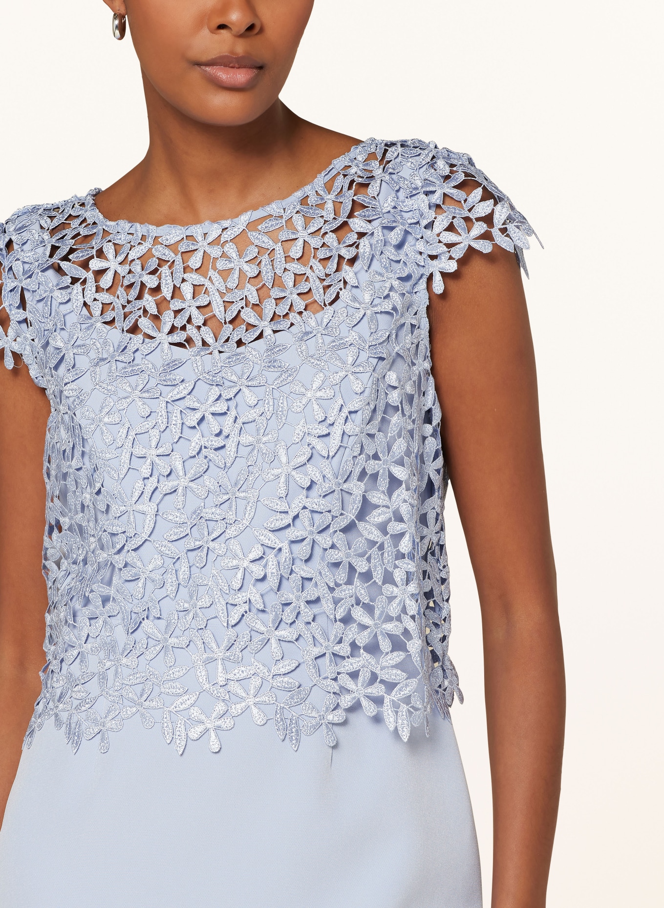 Phase Eight Dress DAISY with lace, Color: LIGHT BLUE (Image 4)