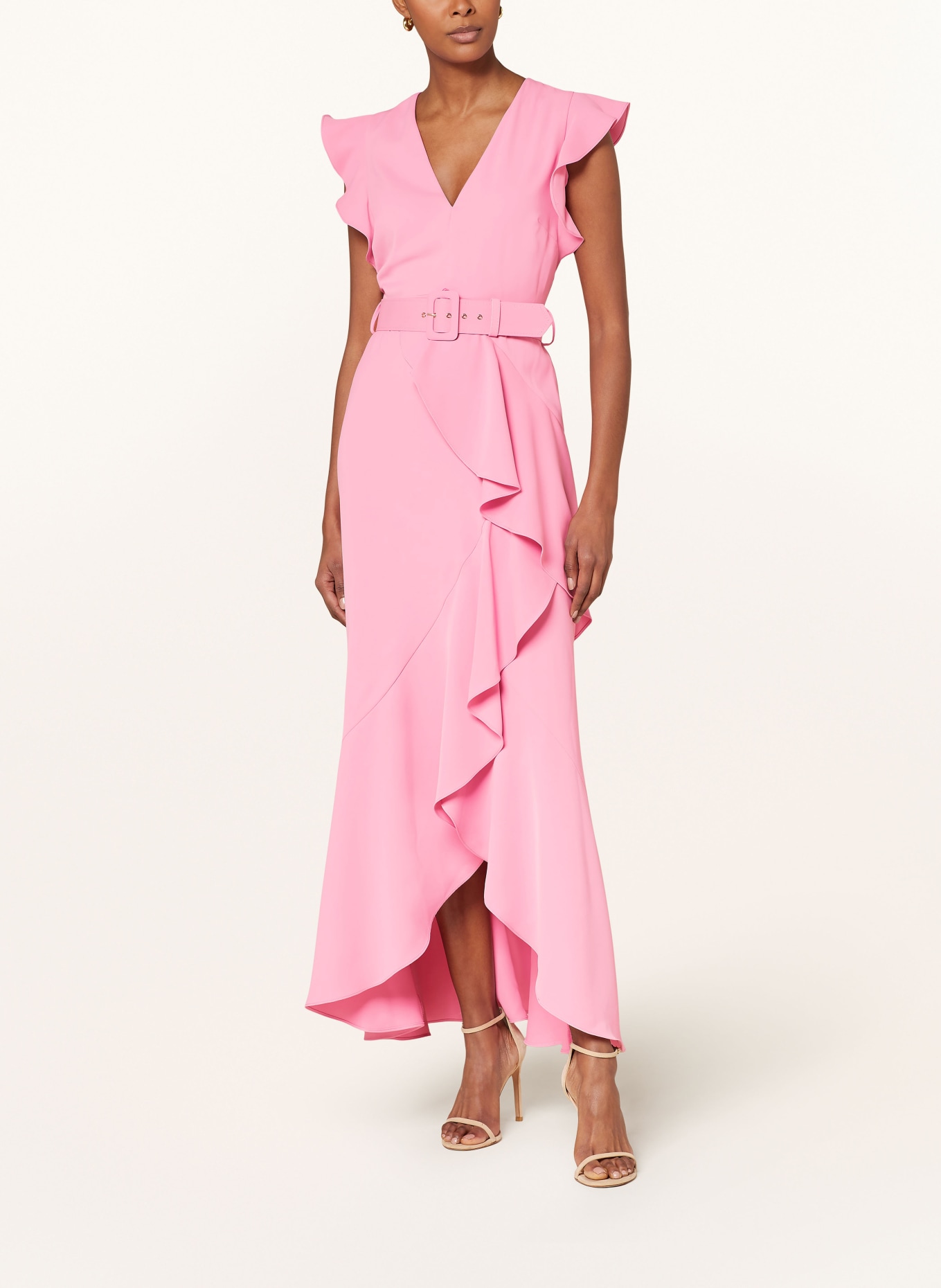 Phase Eight Dress PHOEBE with frills, Color: PINK (Image 2)