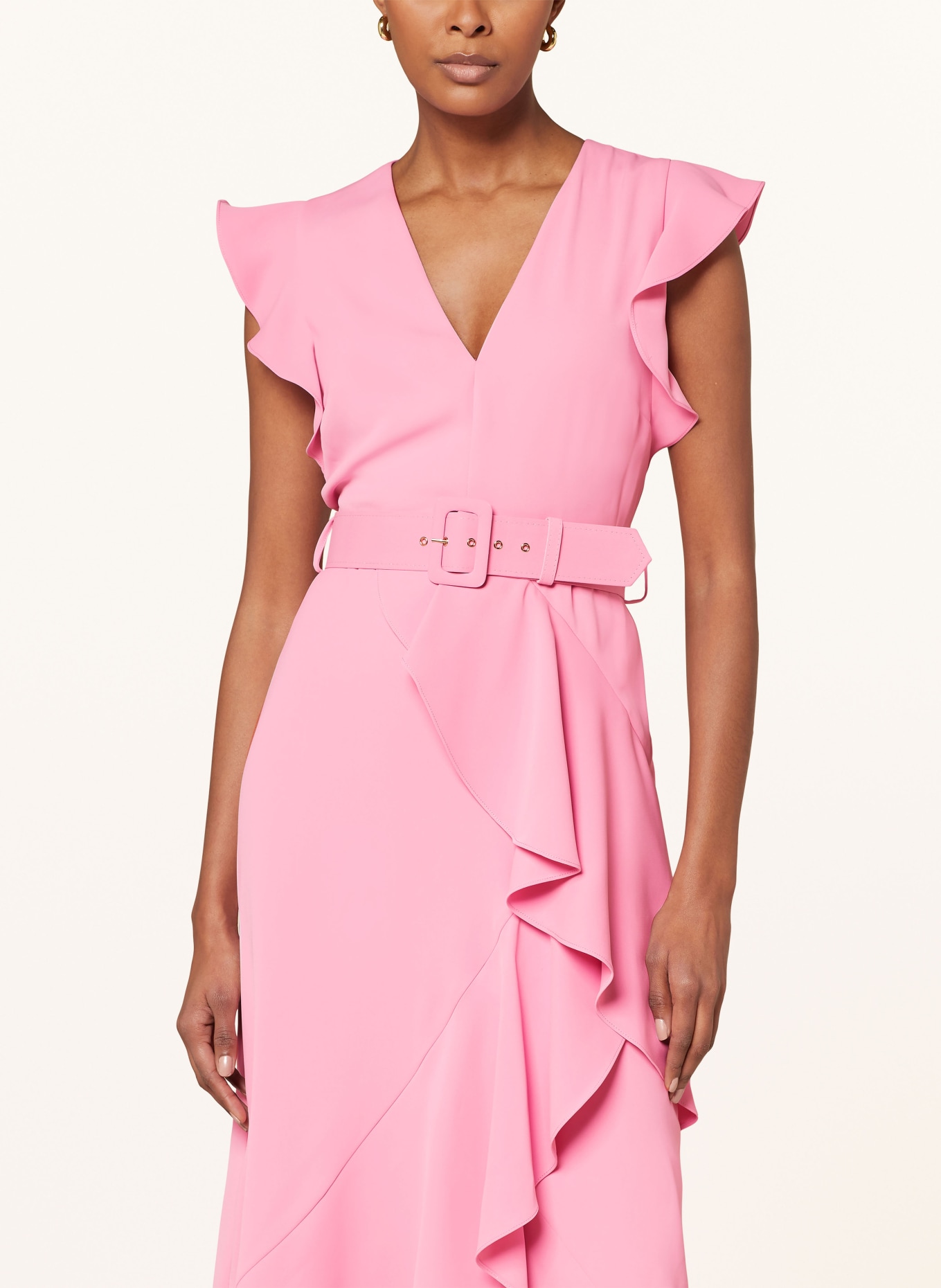 Phase Eight Dress PHOEBE with frills, Color: PINK (Image 4)