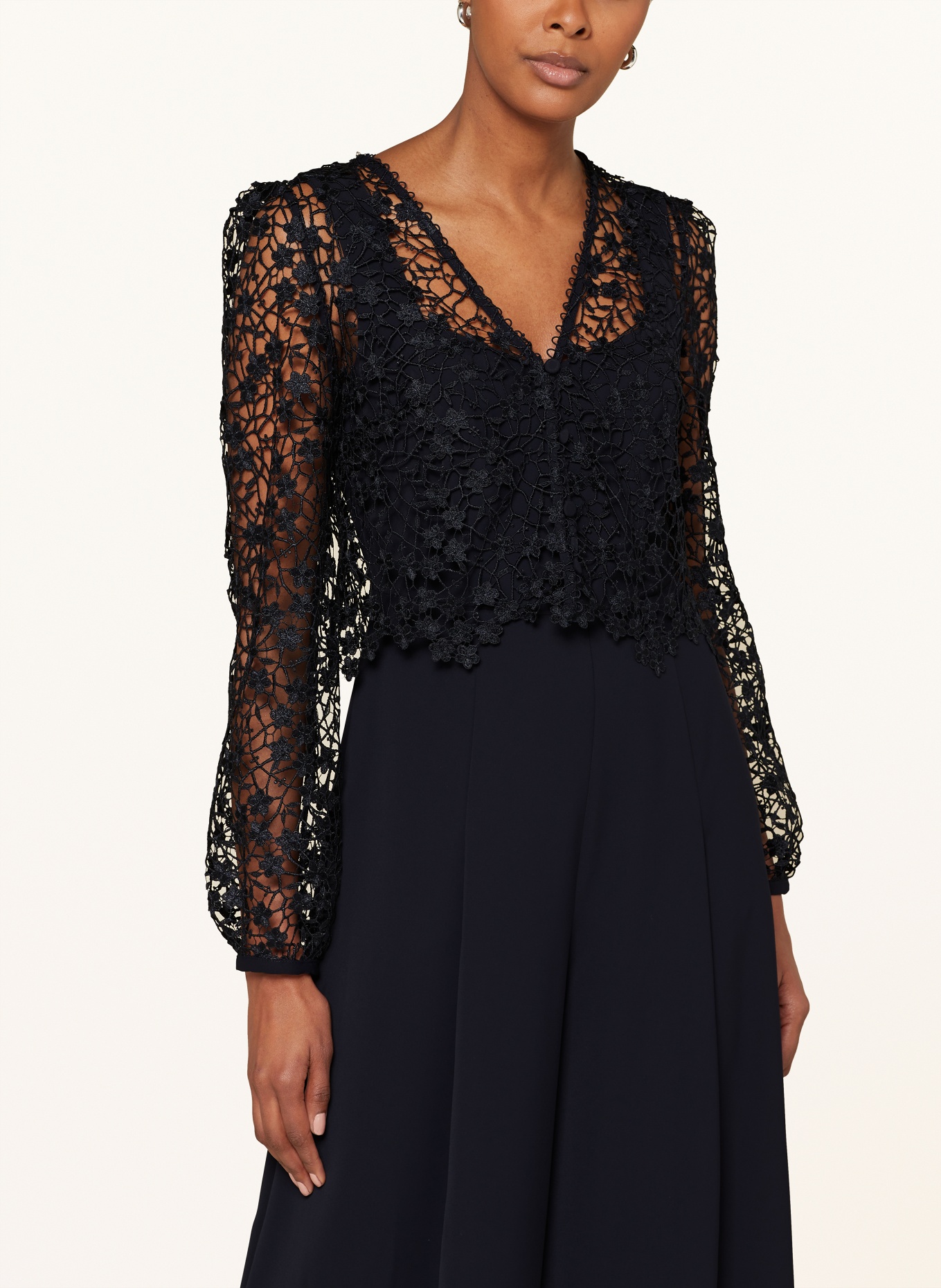 Phase Eight Jumpsuit MARIPOSA with lace, Color: DARK BLUE (Image 4)