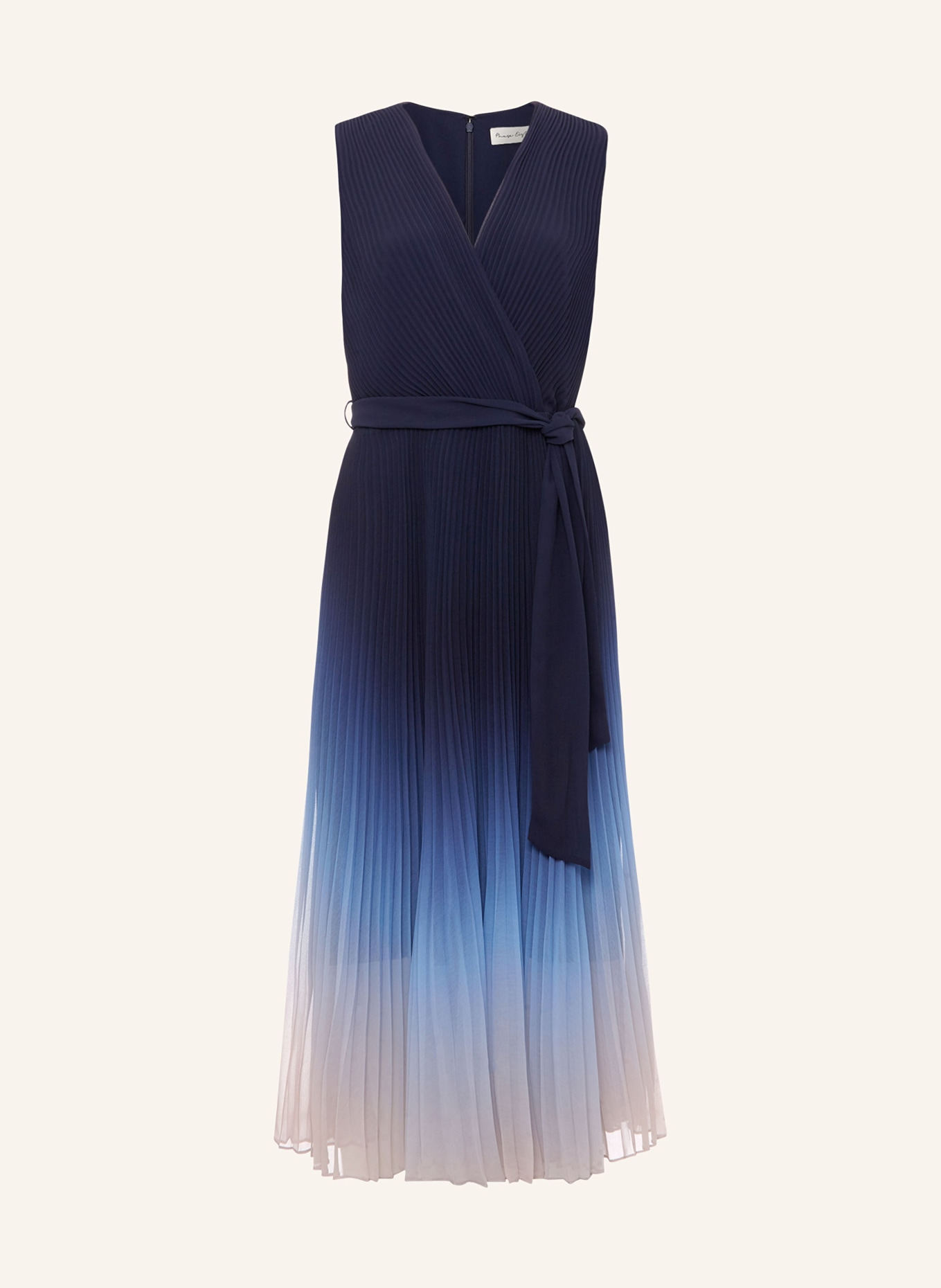 Phase Eight Pleated dress FREYA, Color: DARK BLUE/ BLUE/ ROSE GOLD (Image 1)