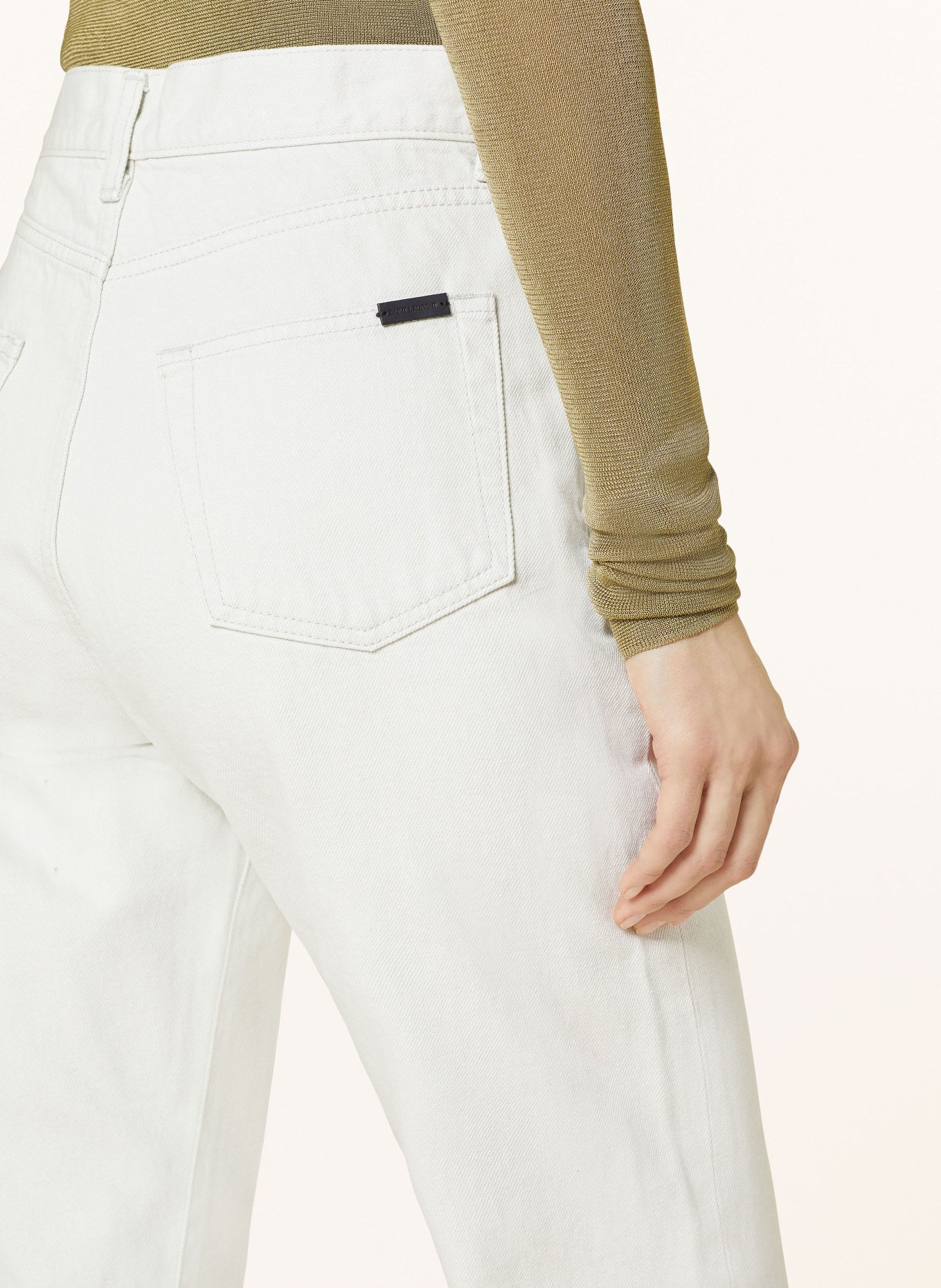 SAINT LAURENT Skinny Jeans, Farbe: 9771 CHALK WHITE (Bild 5)