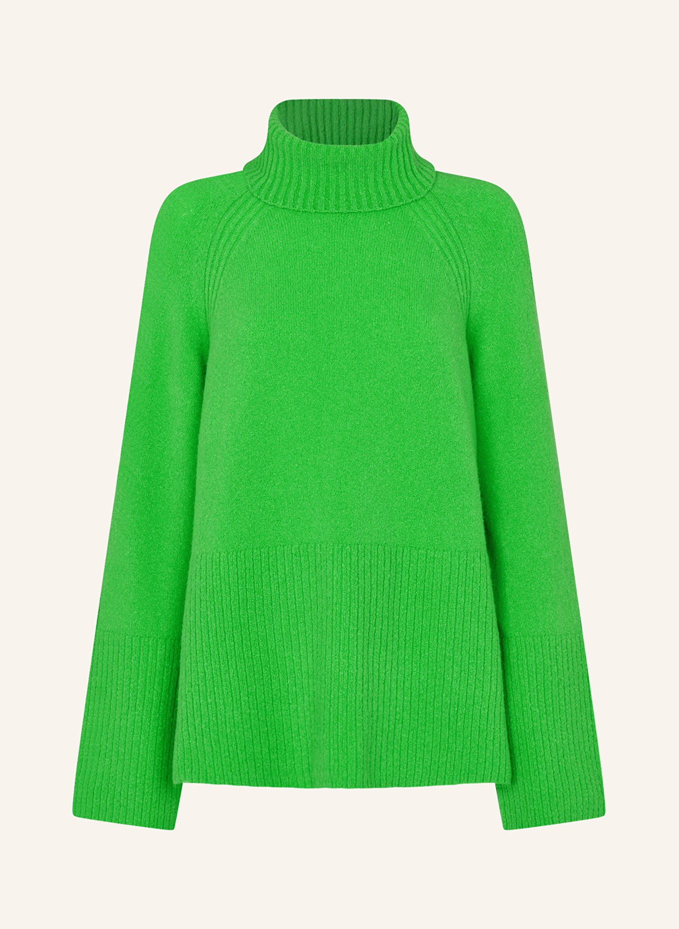 WHISTLES Turtleneck sweater, Color: NEON GREEN (Image 1)