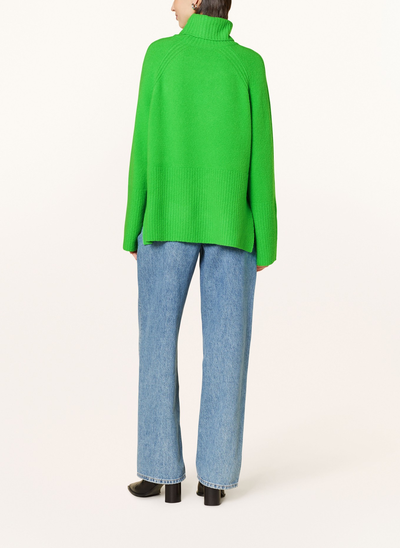 WHISTLES Turtleneck sweater, Color: NEON GREEN (Image 3)