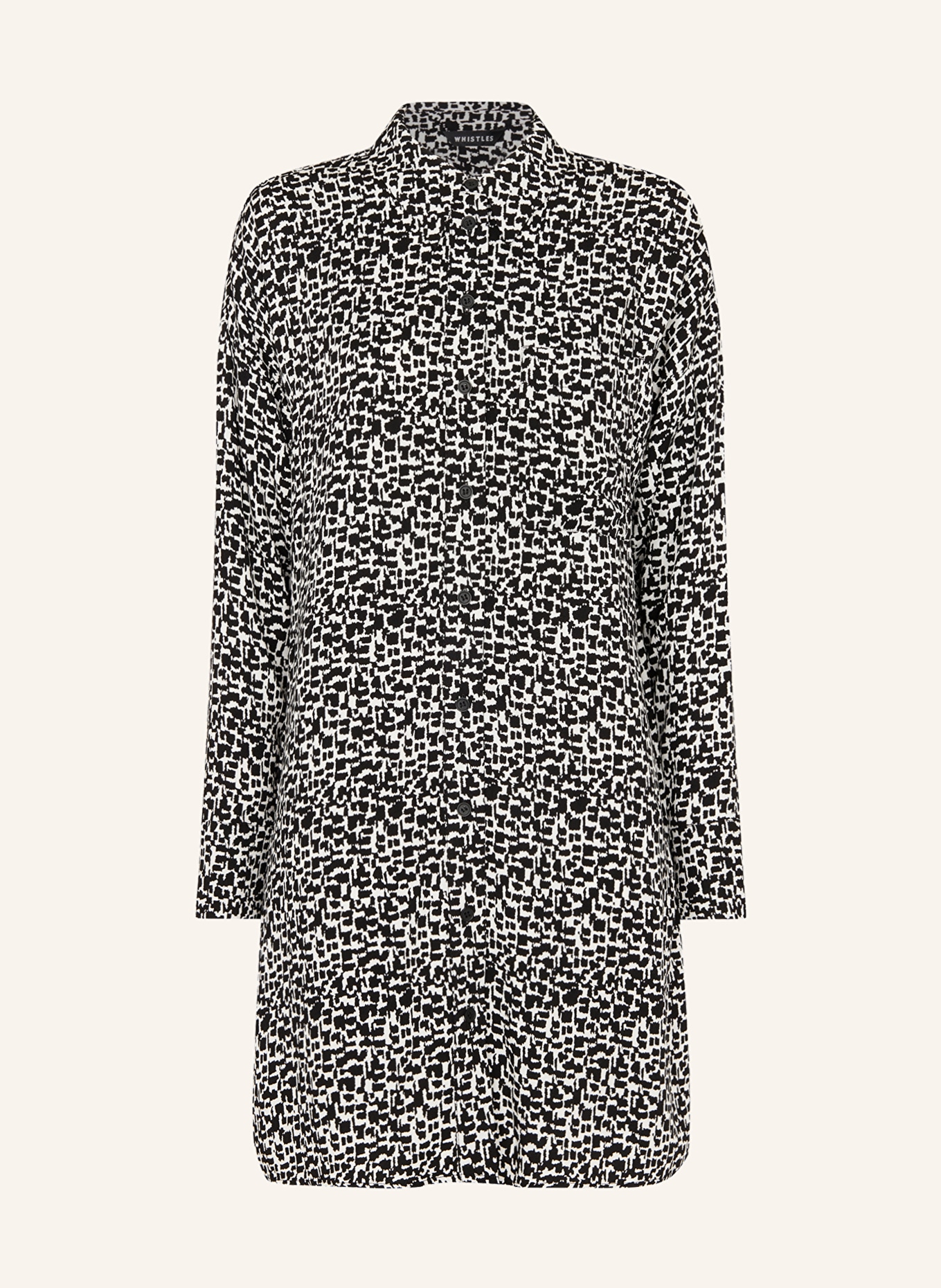 Whistles black and white dress top