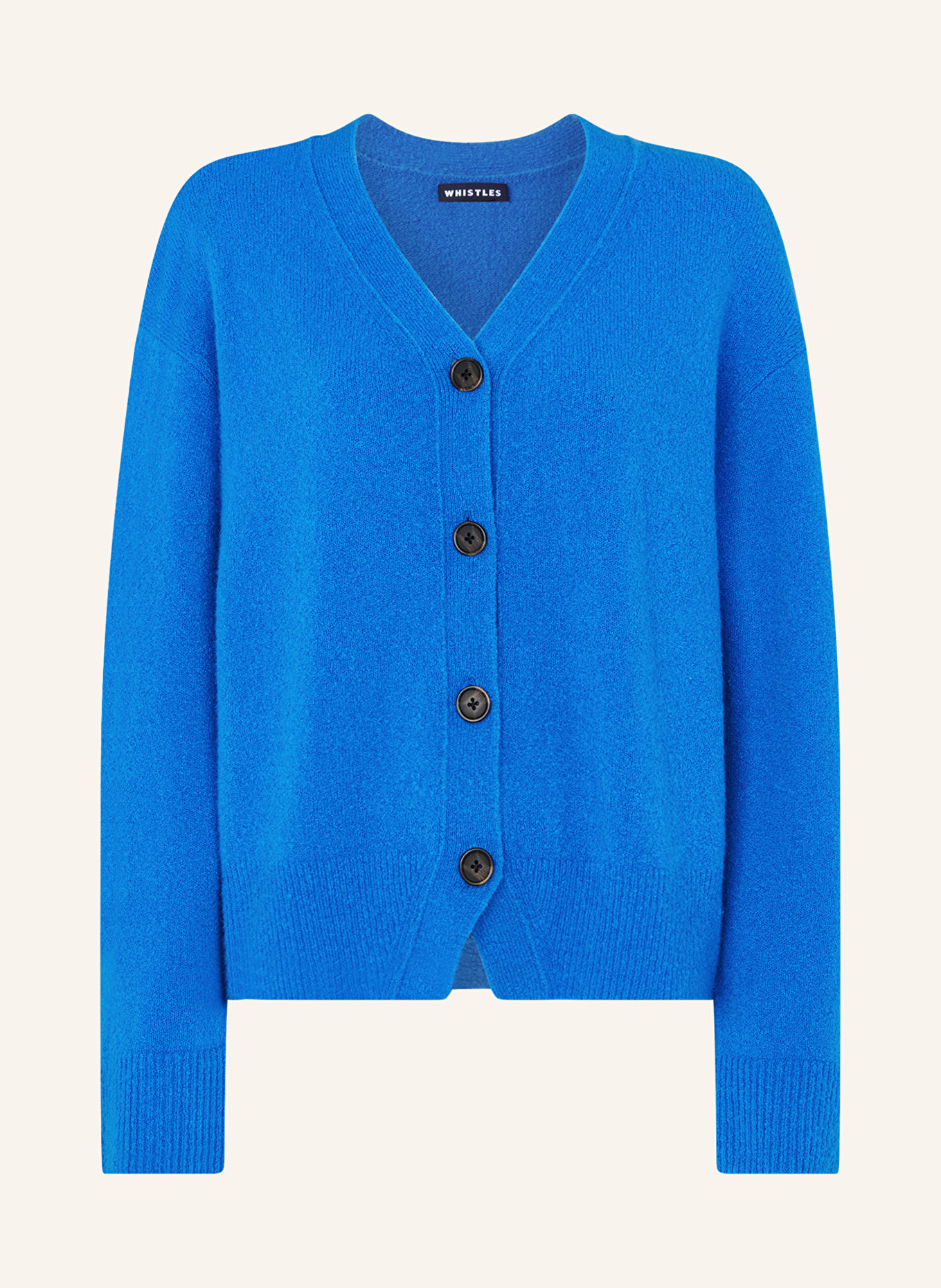 WHISTLES Cardigan, Color: BLUE (Image 1)