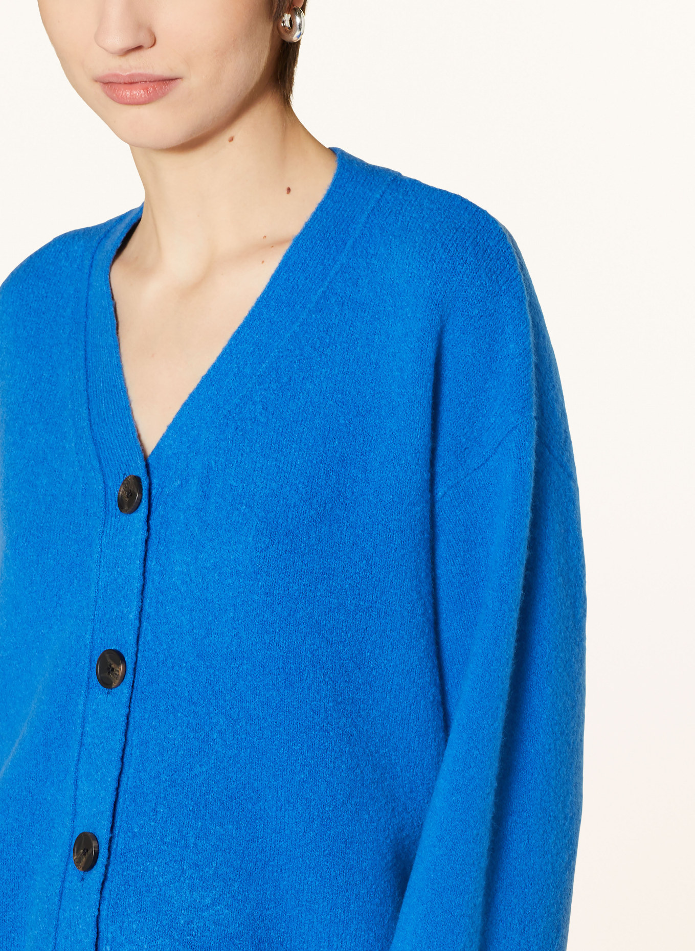 WHISTLES Cardigan, Color: BLUE (Image 4)