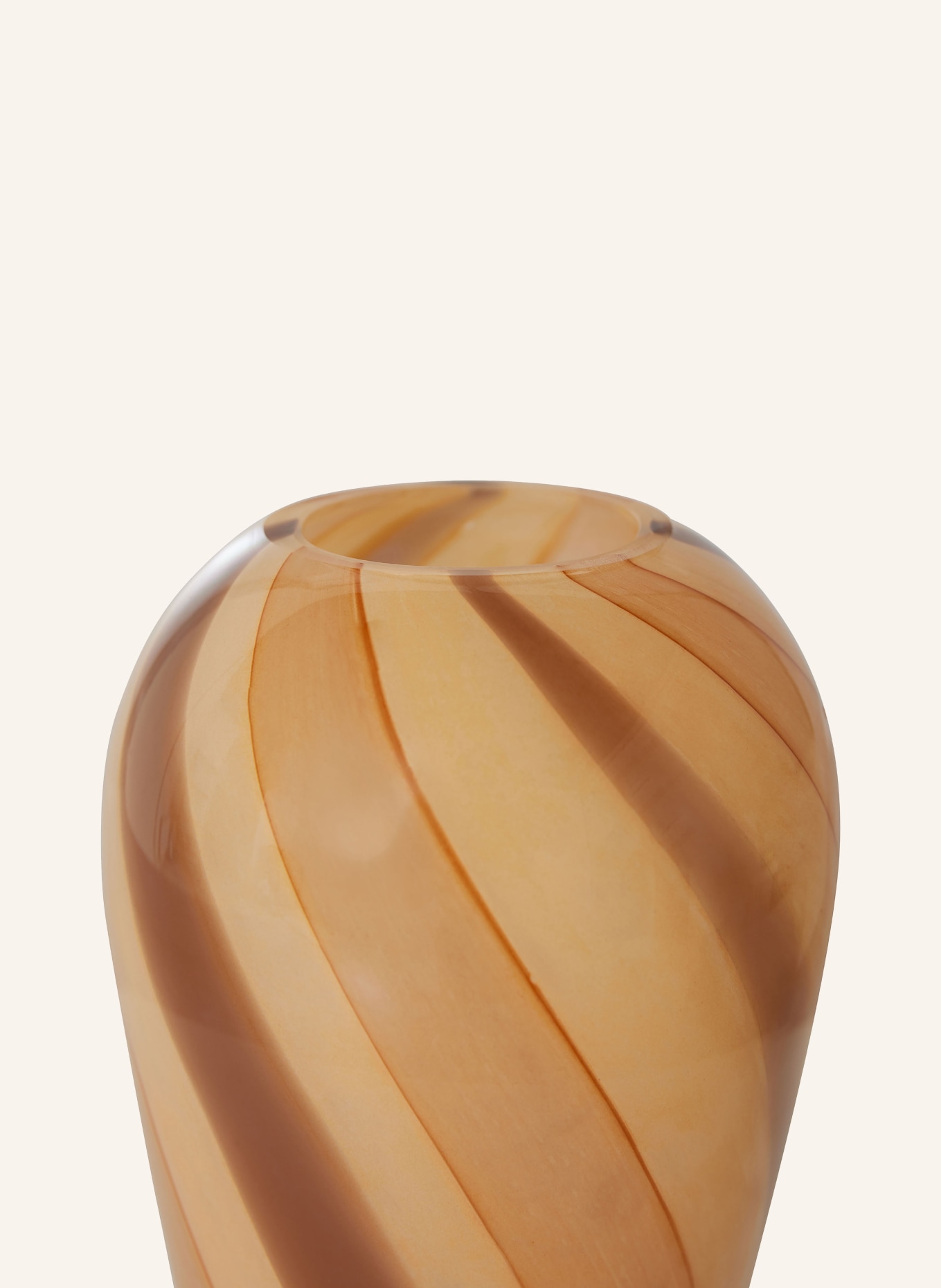 HK living Vase DULCE, Color: LIGHT BROWN/ BROWN (Image 2)
