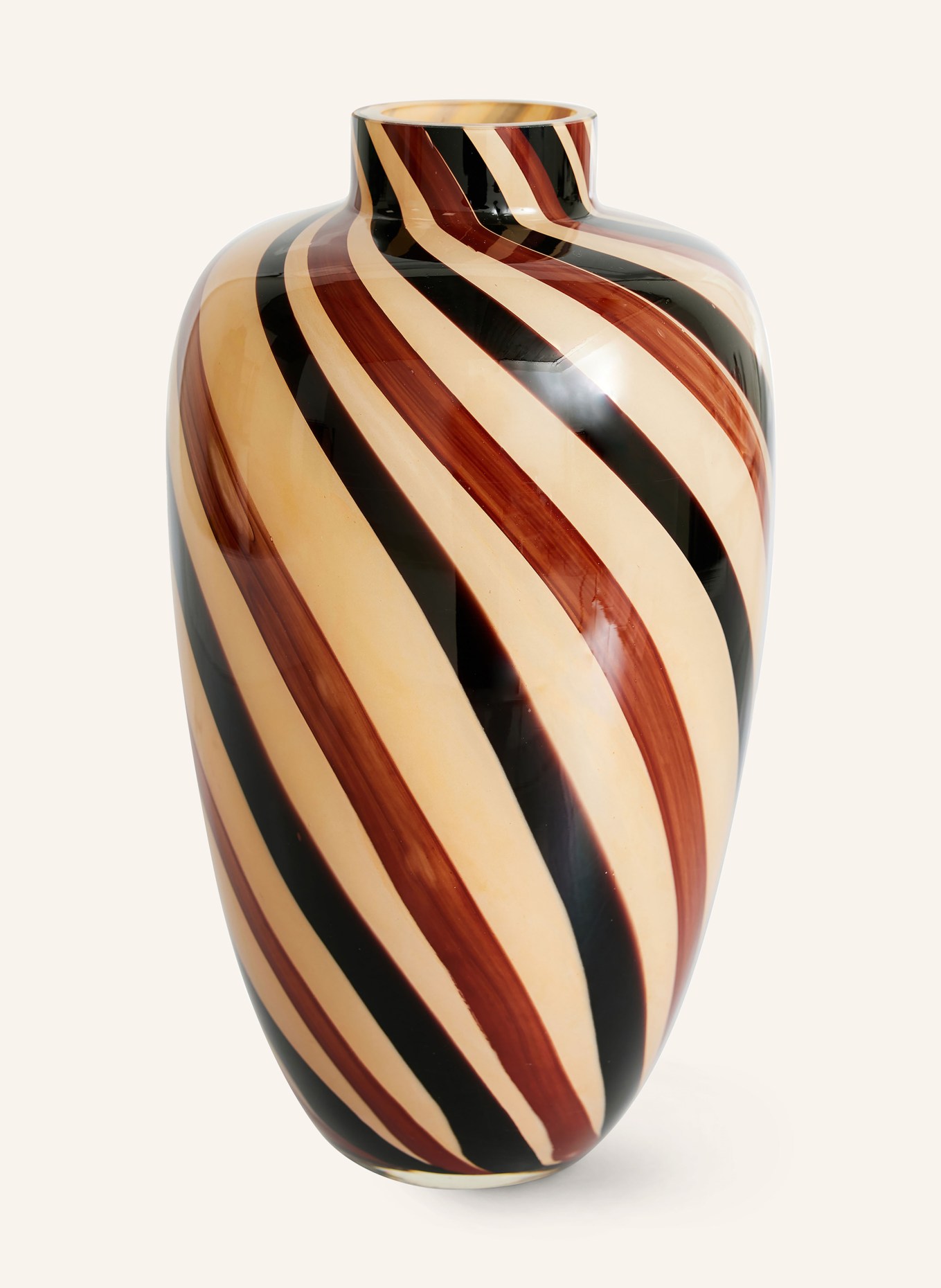 HK living Vase AFFOGATO, Color: BLACK/ BROWN/ LIGHT BROWN (Image 1)