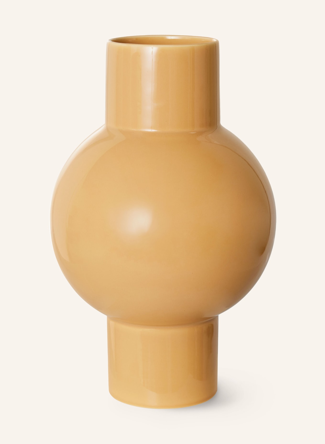 HK living Vase MEDIUM, Color: LIGHT BROWN (Image 1)