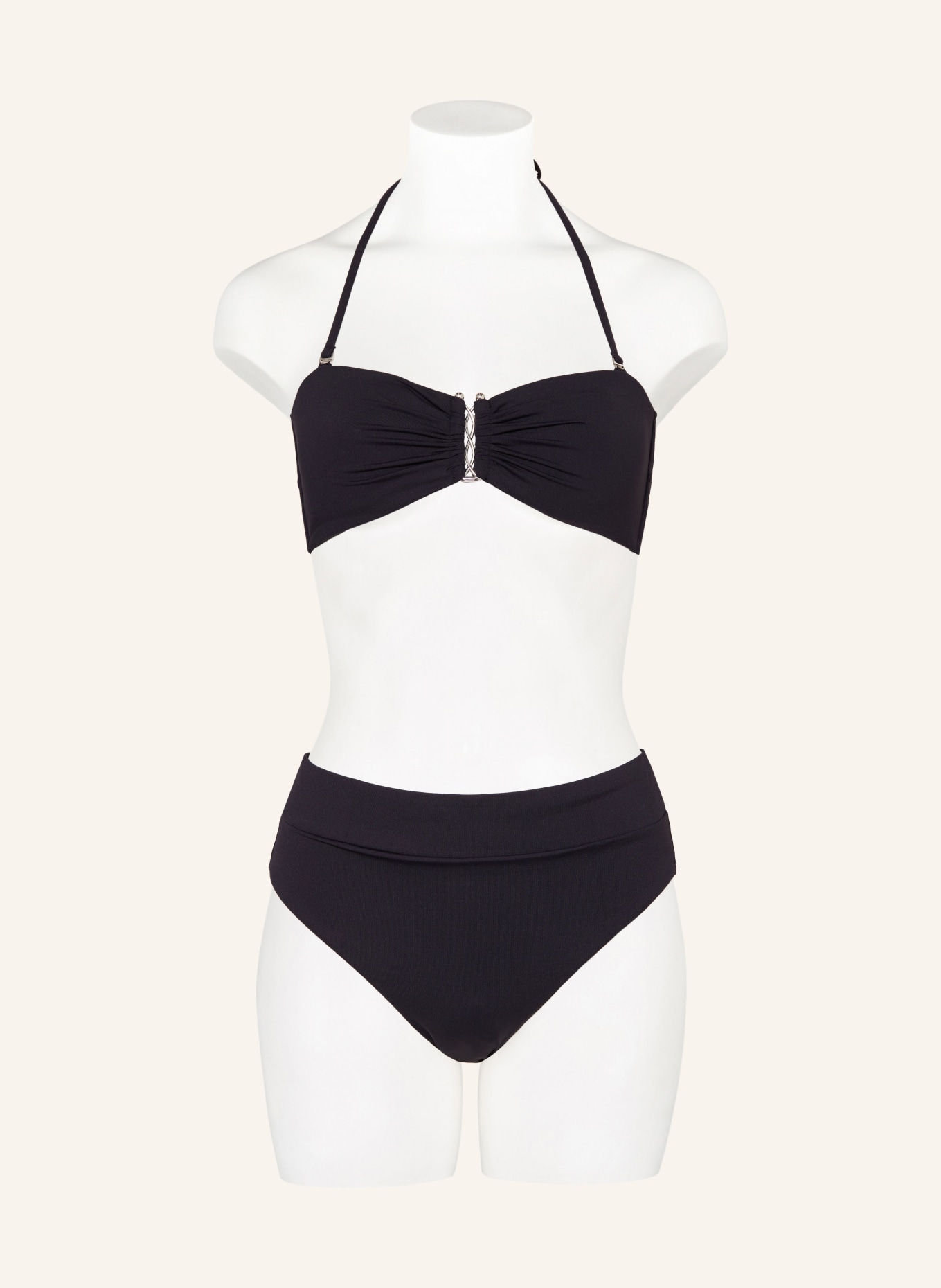 IODUS Bandeau bikini AQUILA, Color: BLACK (Image 2)