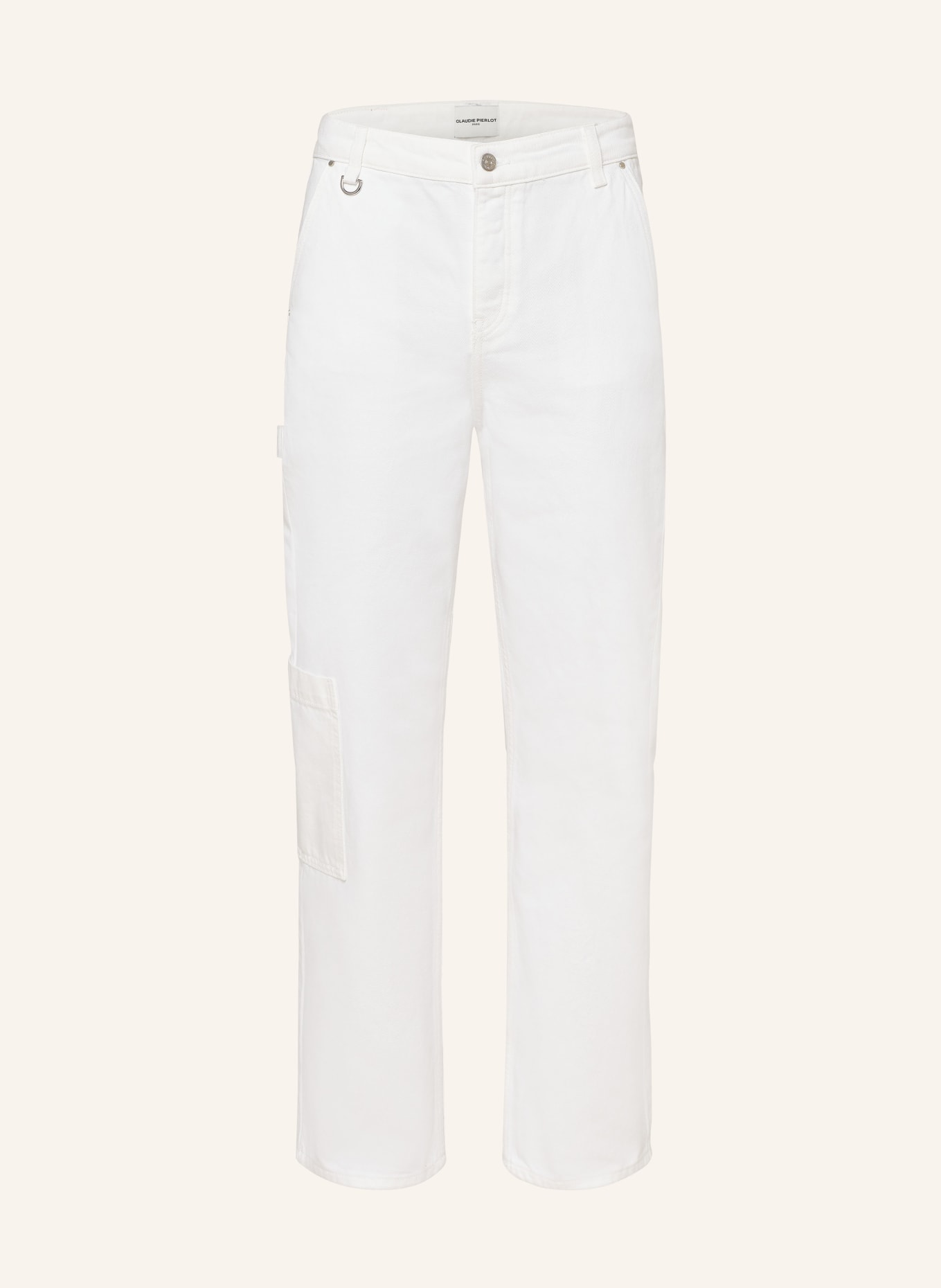 CLAUDIE PIERLOT Straight Jeans, Farbe: ECRU (Bild 1)