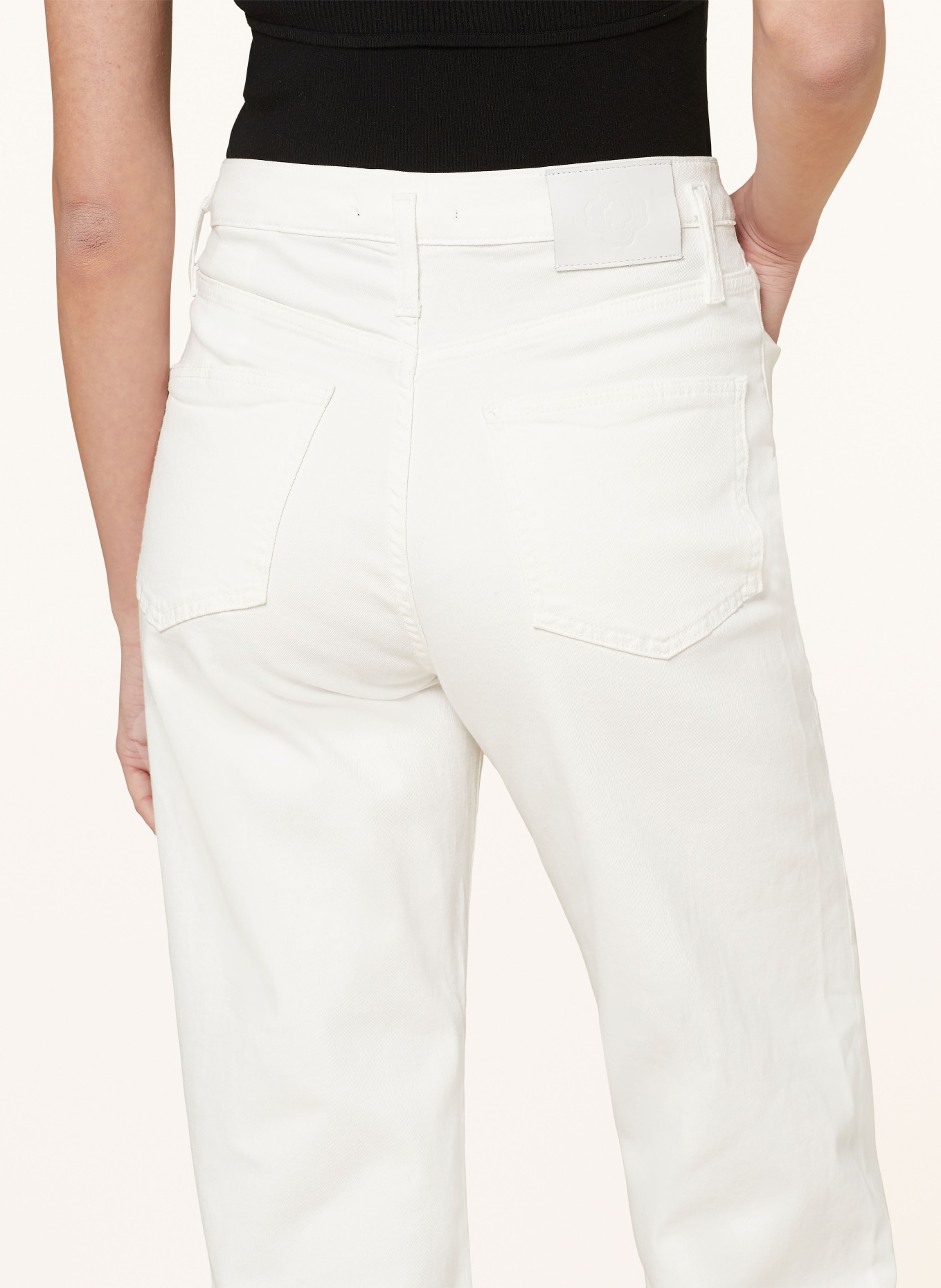 maje Straight Jeans, Farbe: WEISS (Bild 5)