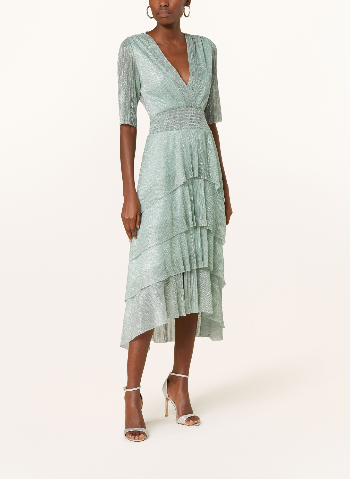 maje Kleid mit Glitzergarn, Farbe: MINT (Bild 2)