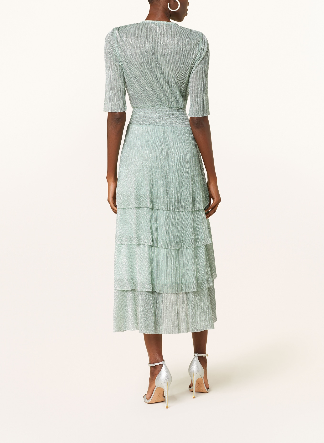 maje Kleid mit Glitzergarn, Farbe: MINT (Bild 3)