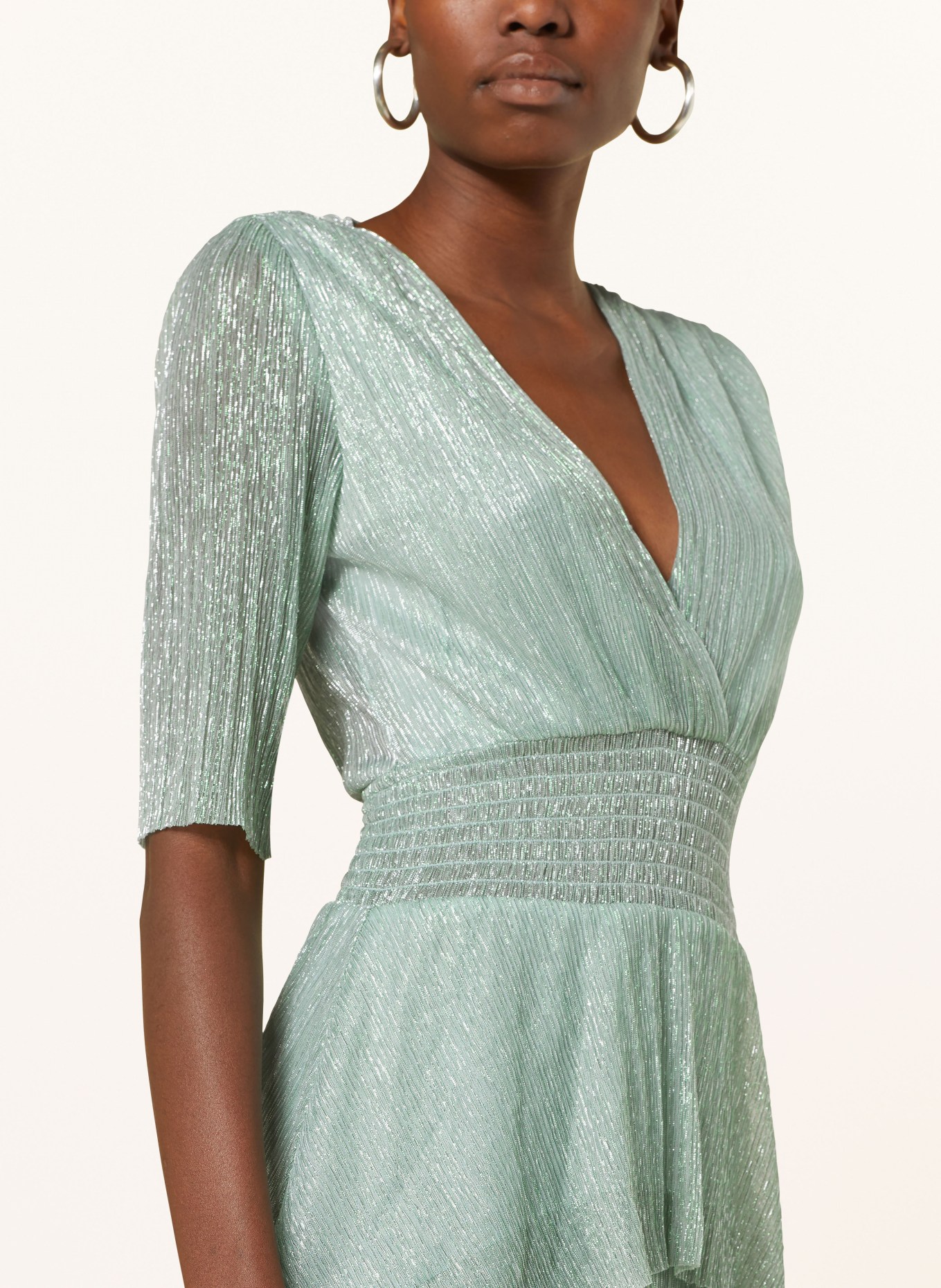 maje Kleid mit Glitzergarn, Farbe: MINT (Bild 4)