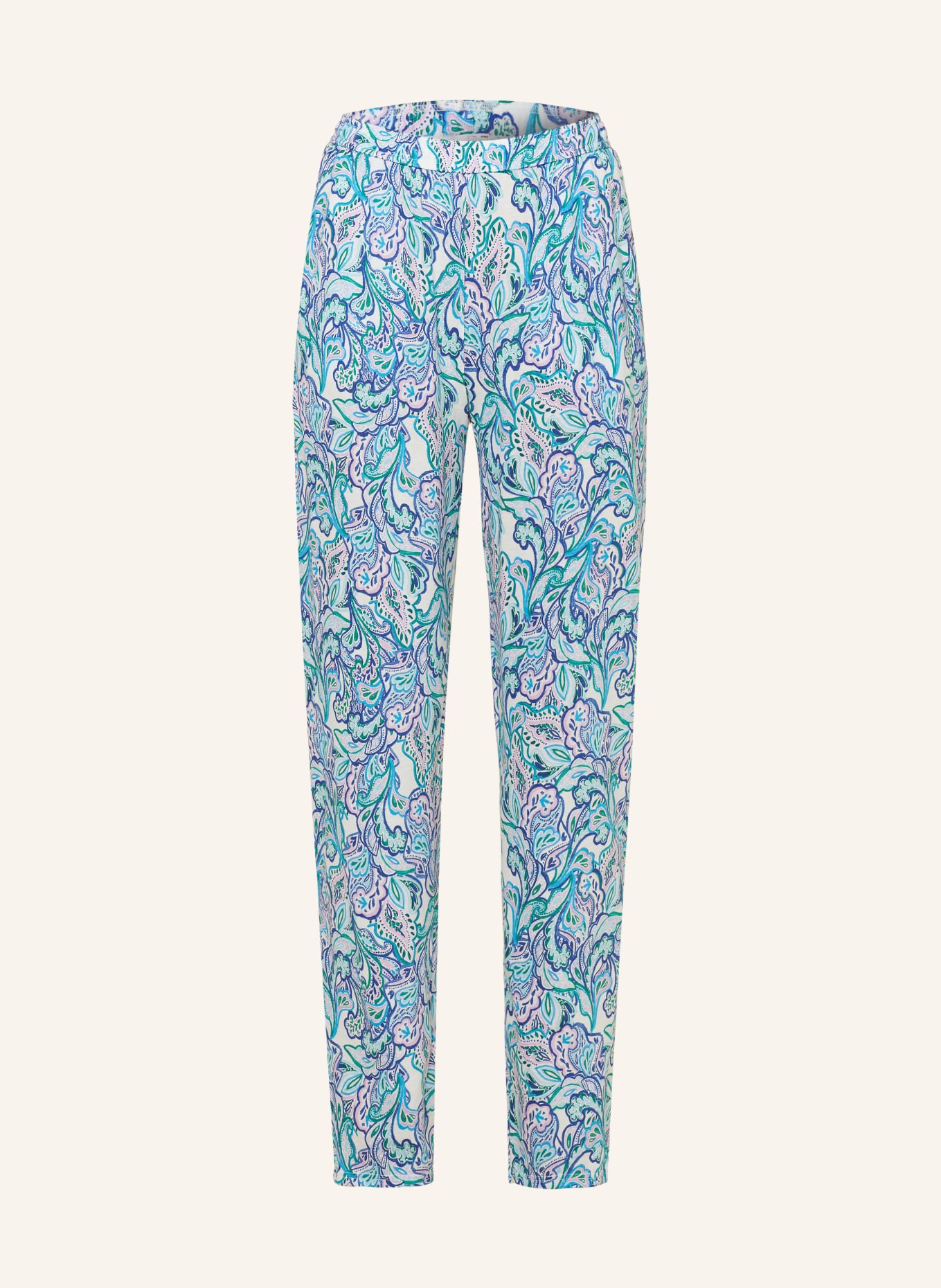 CALIDA Pajama pants FAVOURITES ENERGY, Color: WHITE/ BLUE/ GREEN (Image 1)