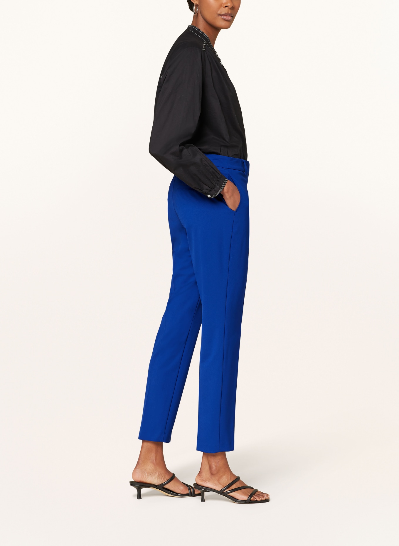 comma Trousers, Color: BLUE (Image 4)