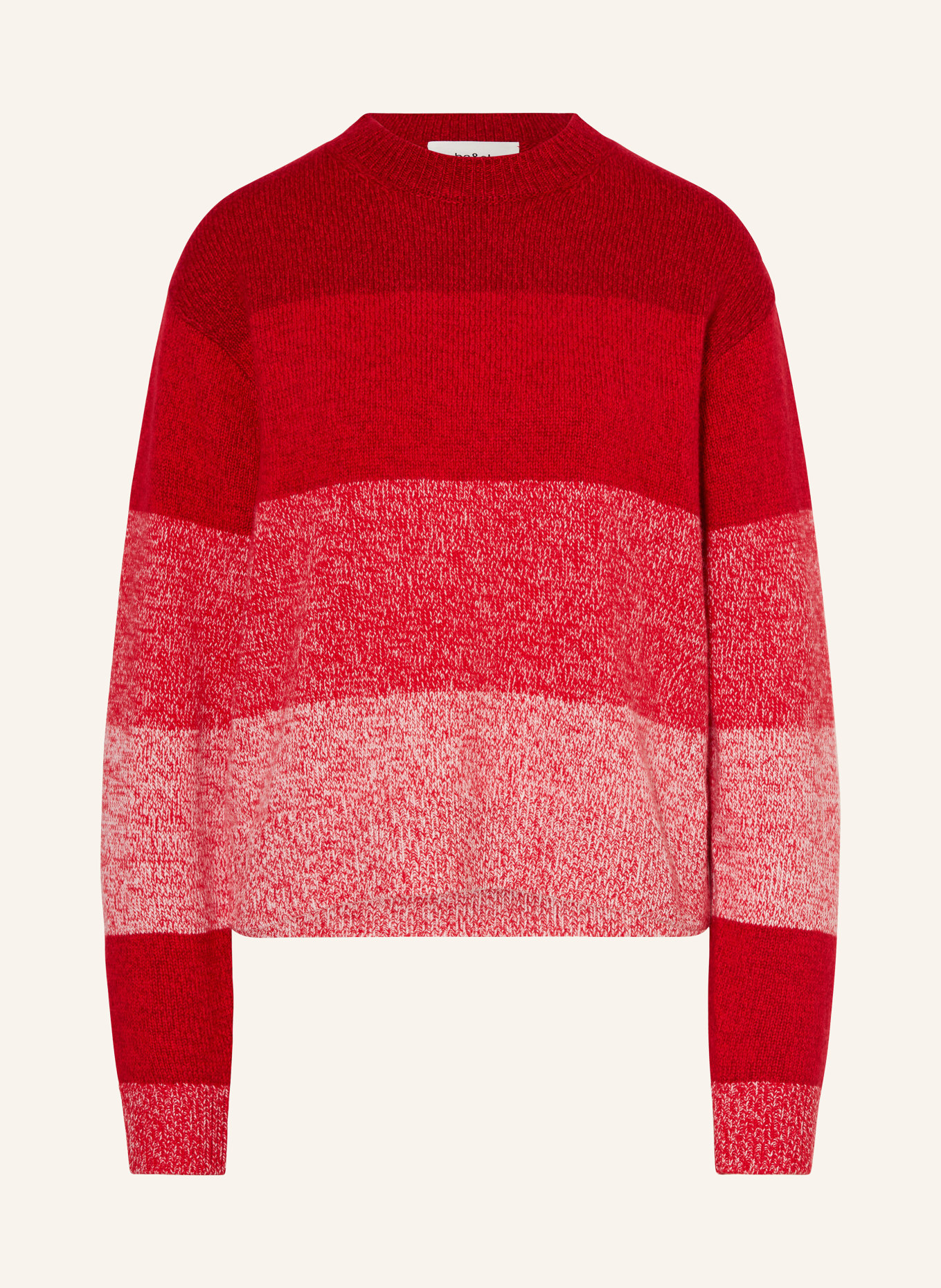 ba&sh Cashmere-Pullover CANDY, Farbe: ROT/ DUNKELROT/ WEISS (Bild 1)