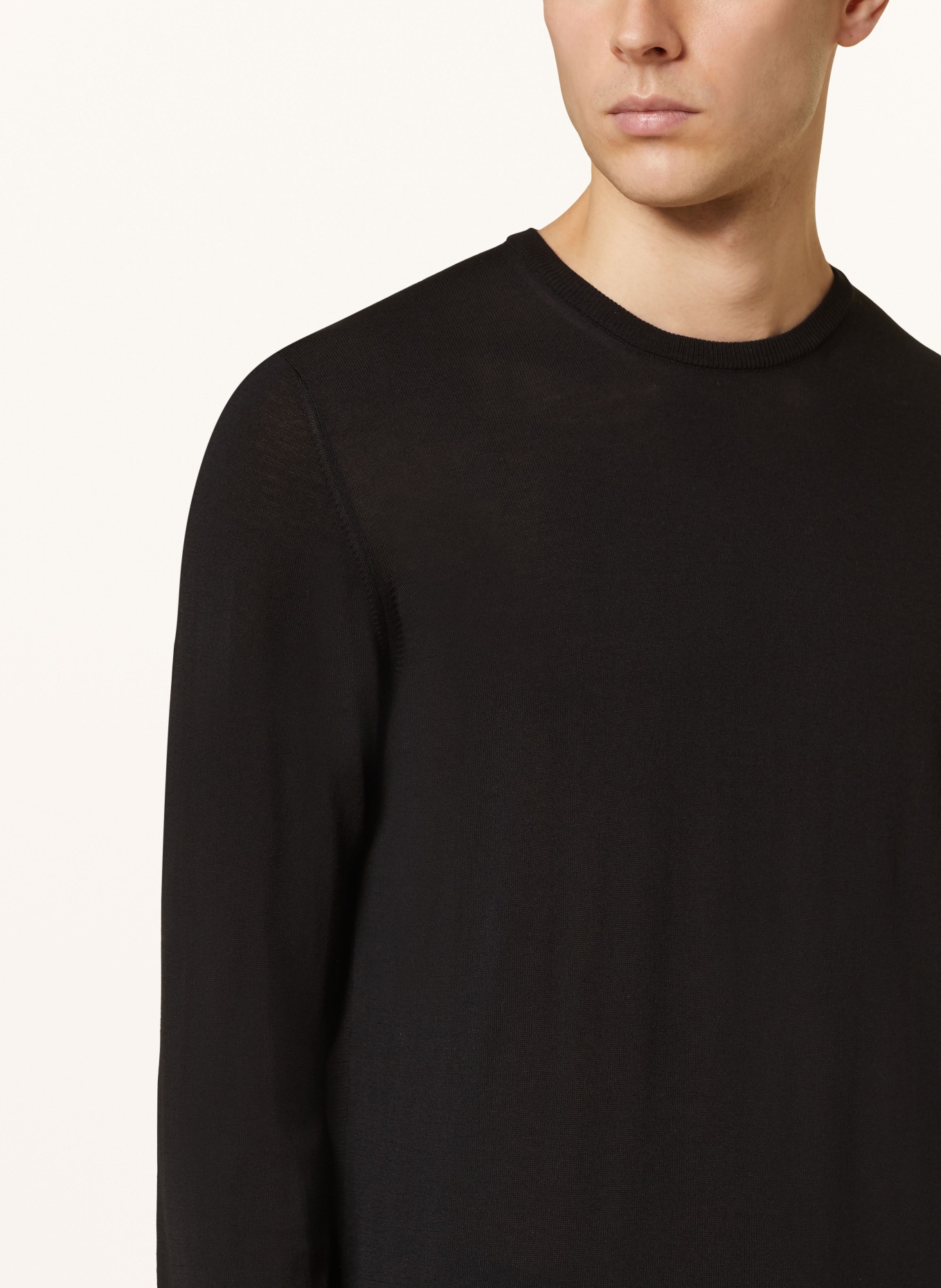 roberto collina Sweater, Color: BLACK (Image 4)