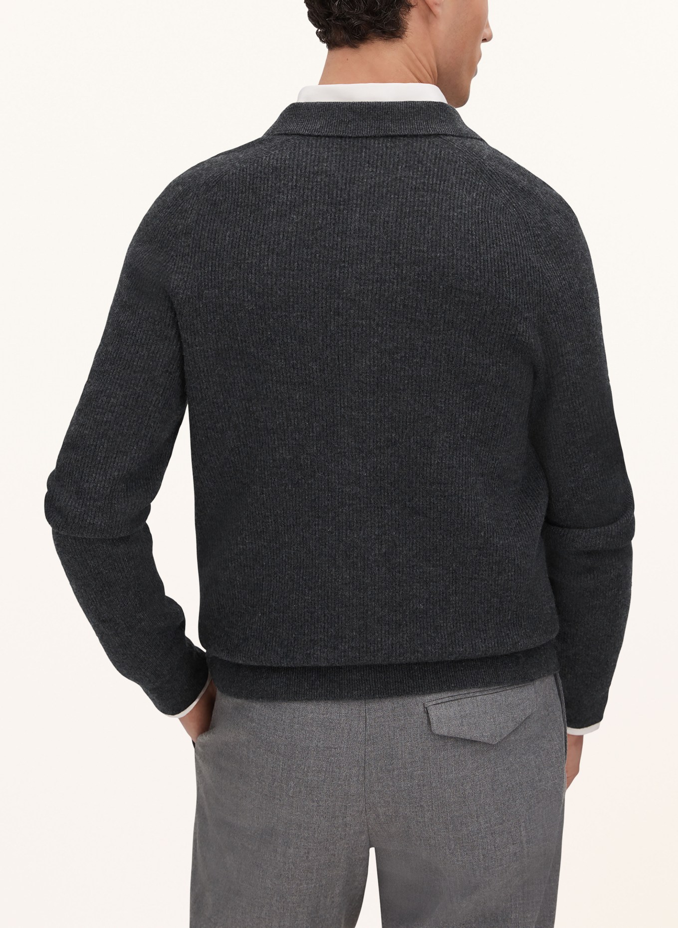 REISS Cardigan KIEDLER, Color: DARK GRAY (Image 3)