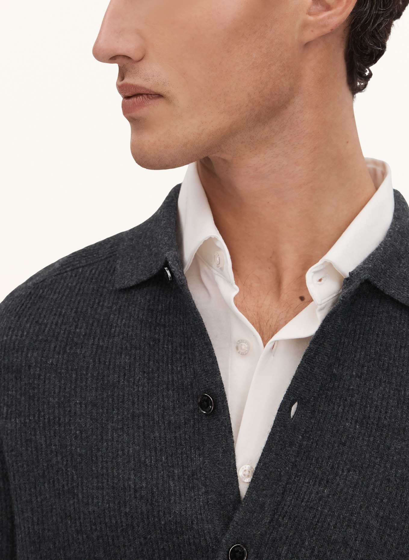 REISS Cardigan KIEDLER, Color: DARK GRAY (Image 4)