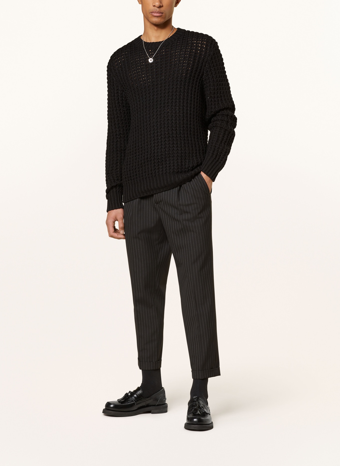 ALLSAINTS Sweater ILLUND CREW, Color: BLACK (Image 2)