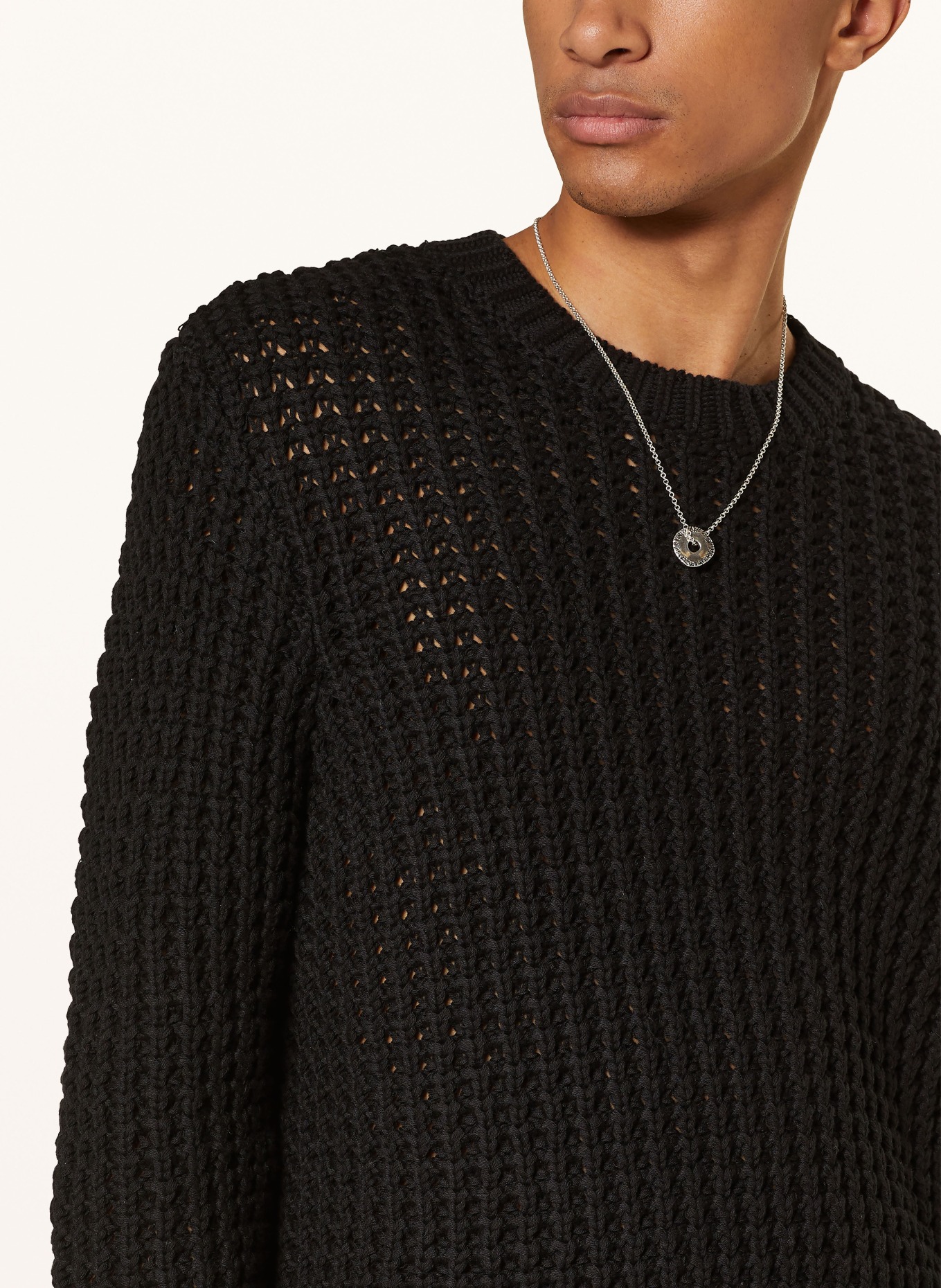 ALLSAINTS Sweater ILLUND CREW, Color: BLACK (Image 4)