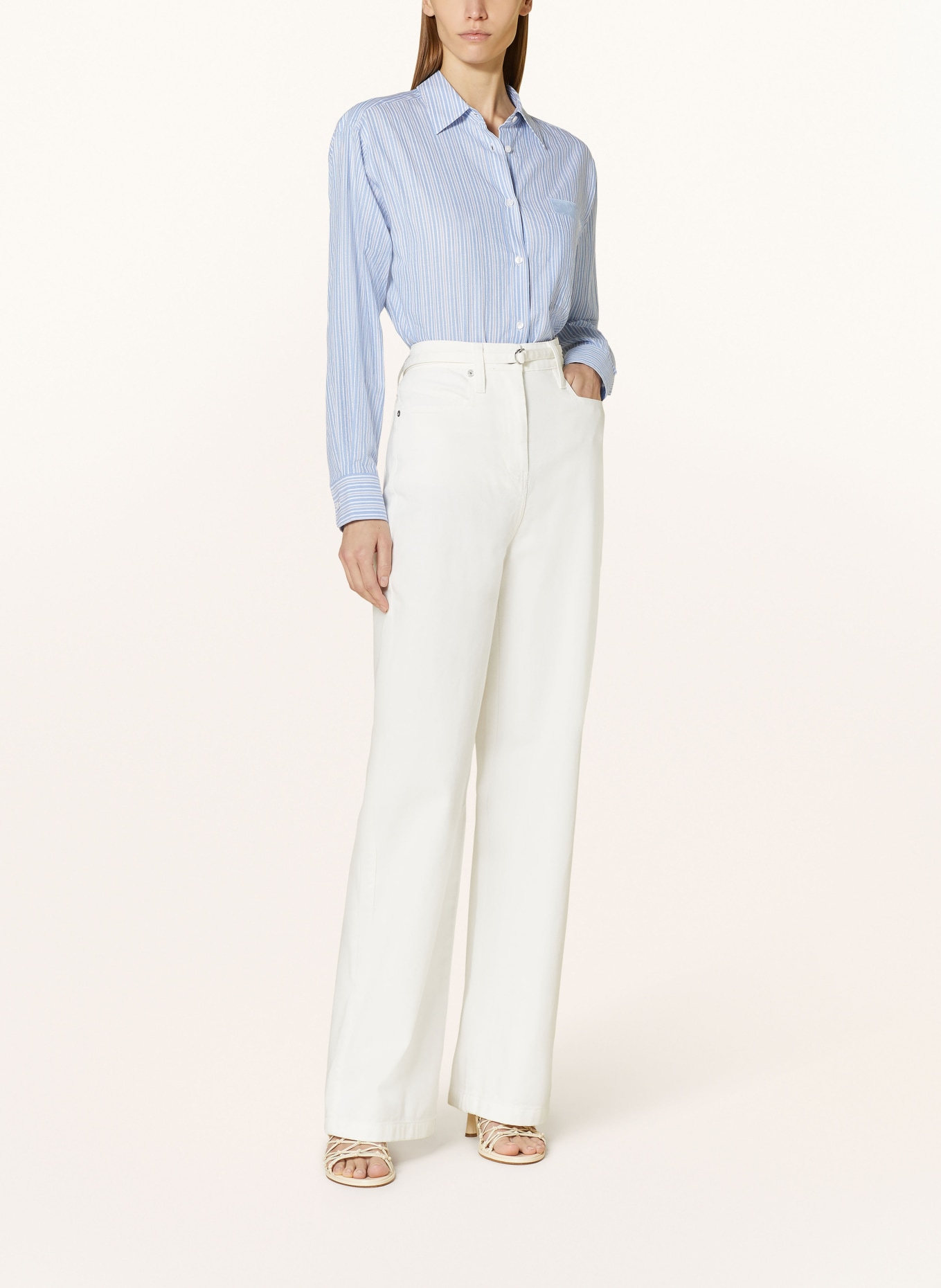 BOSS Shirt blouse BOSTUCCI, Color: LIGHT BLUE/ WHITE (Image 2)