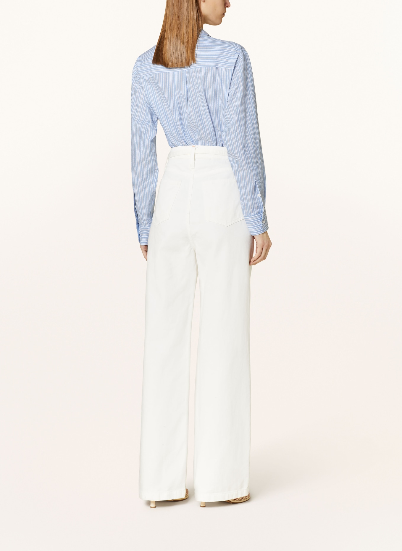 BOSS Shirt blouse BOSTUCCI, Color: LIGHT BLUE/ WHITE (Image 3)