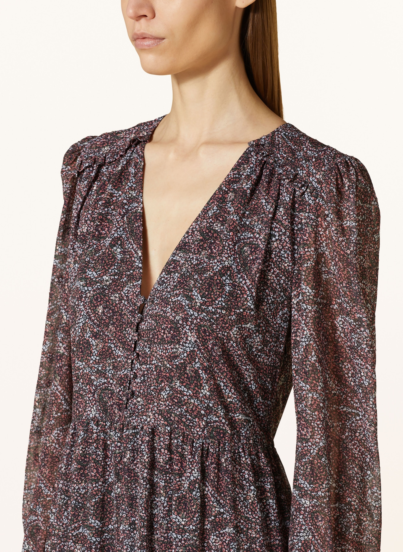 BOSS evolution dress DINNATA with ruffles and glitter thread, Color: Pepe jeans PGS70043 SLIDER (Image 4)