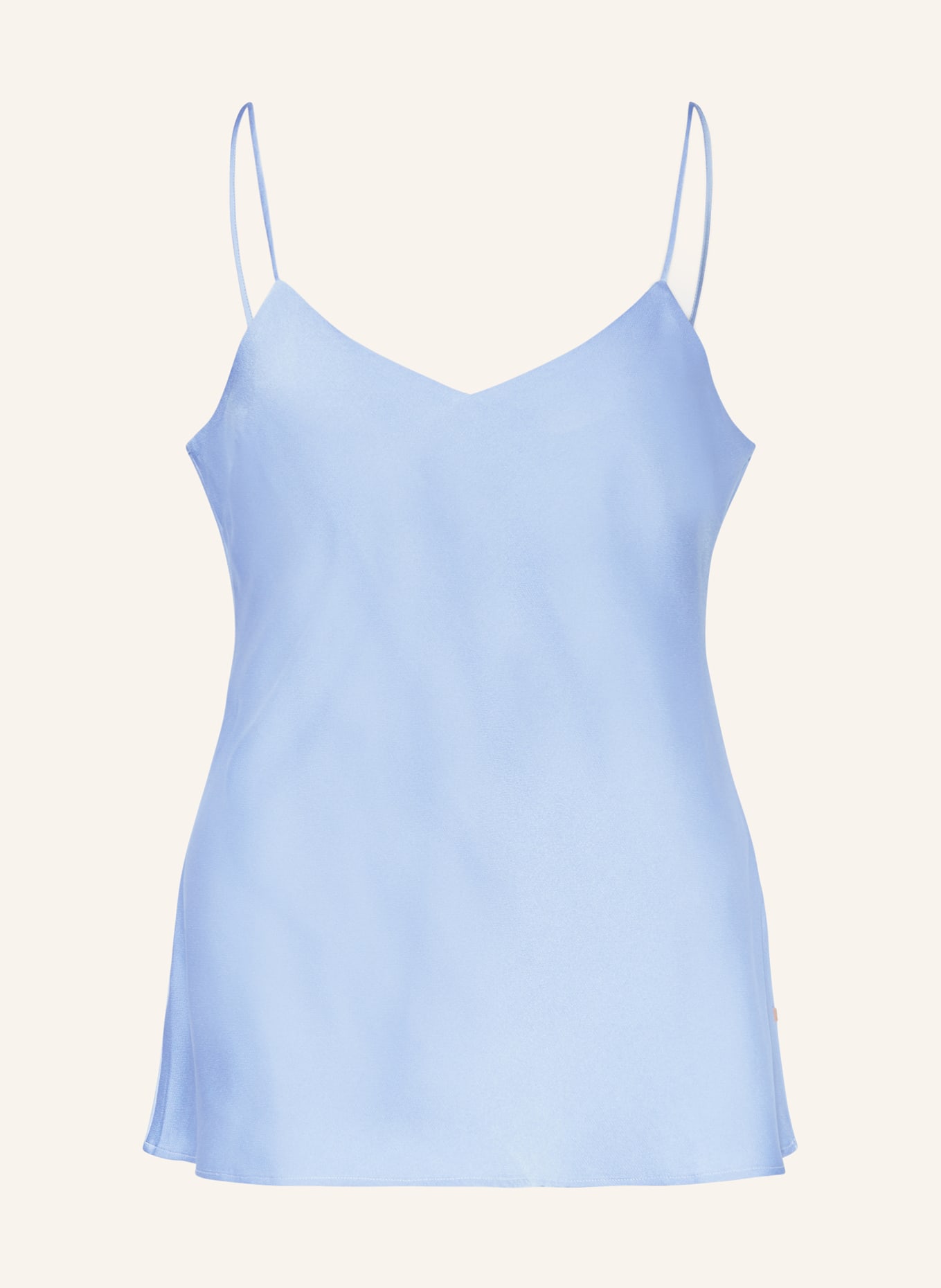 BOSS Satin top IRICE, Color: LIGHT BLUE (Image 1)
