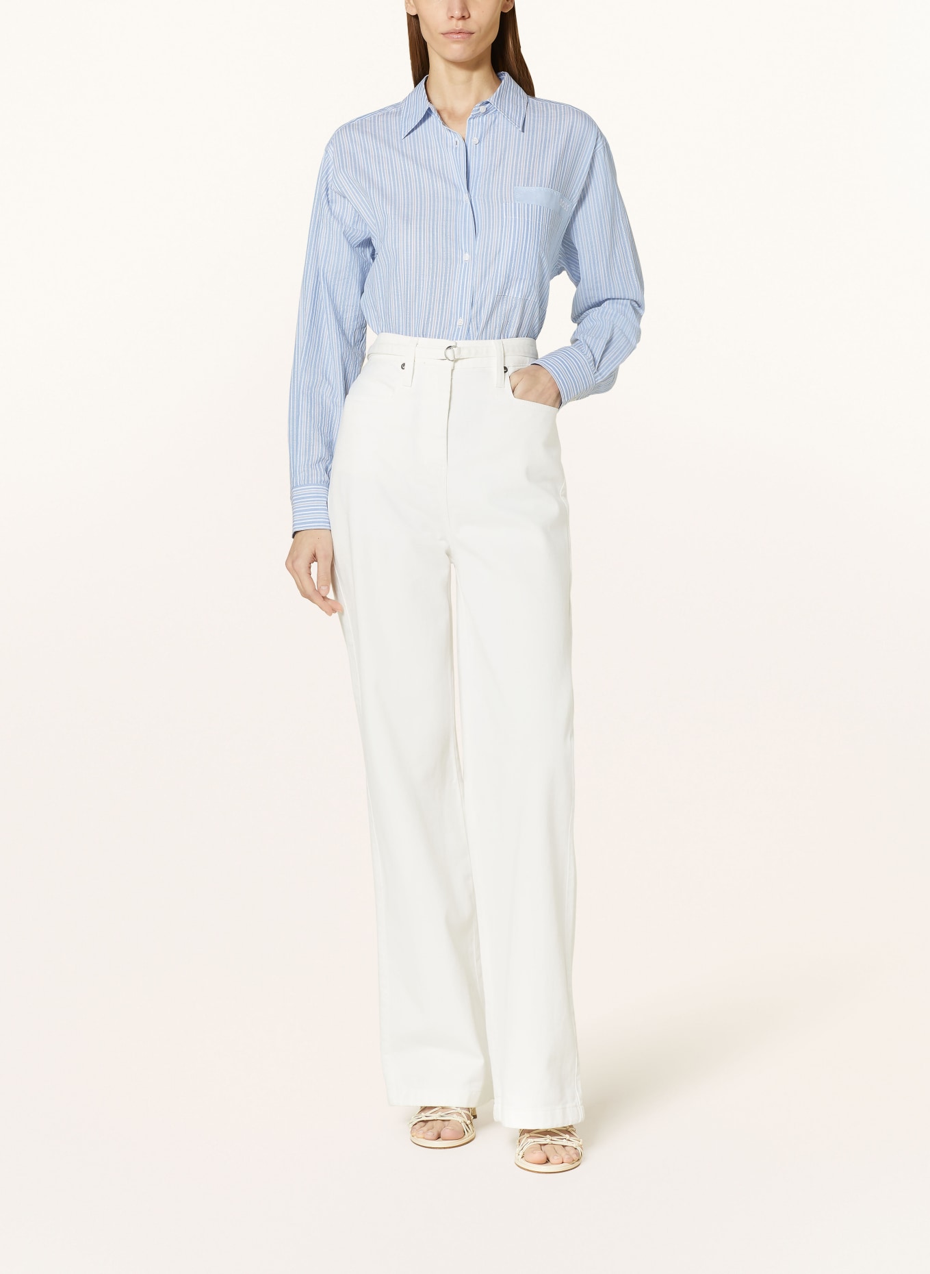BOSS Spodnie marlena TMARLENE, Kolor: 118 Open White (Obrazek 2)