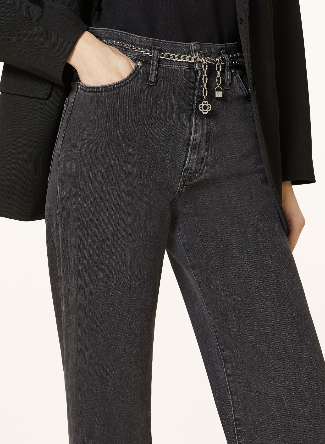 maje Straight Jeans, Farbe: 2517 BLACK (Bild 5)