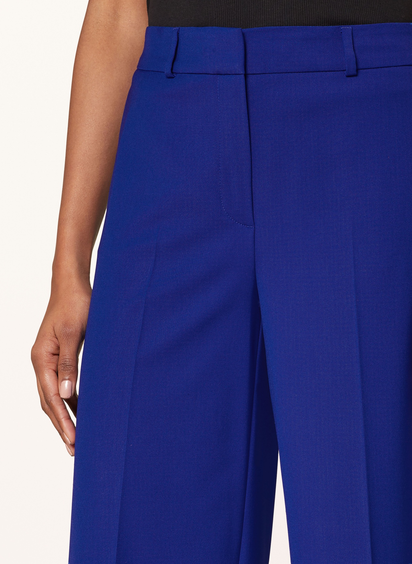 comma Wide leg trousers, Color: BLUE (Image 5)