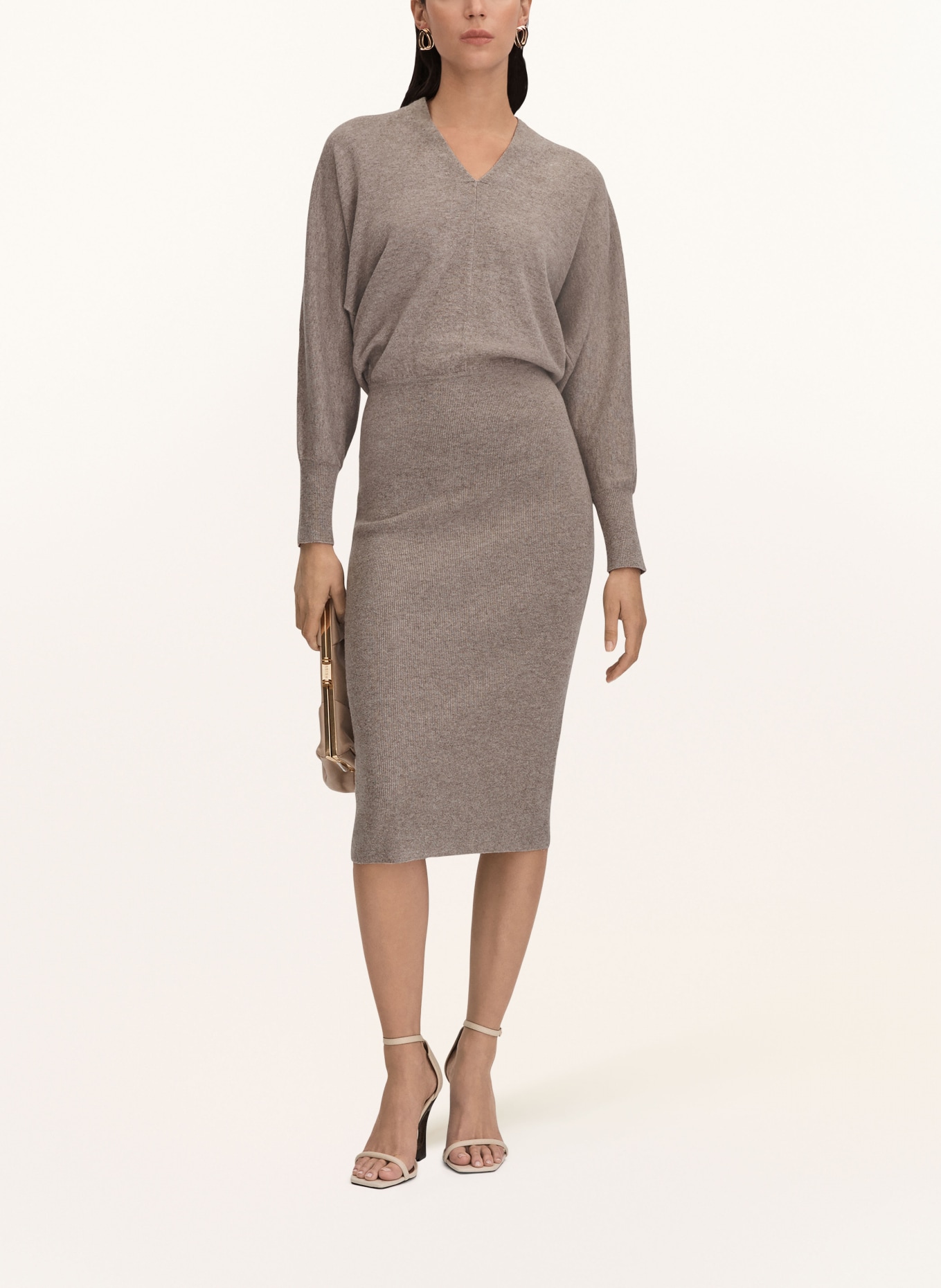 REISS Knit dress SALLY, Color: BEIGE (Image 2)