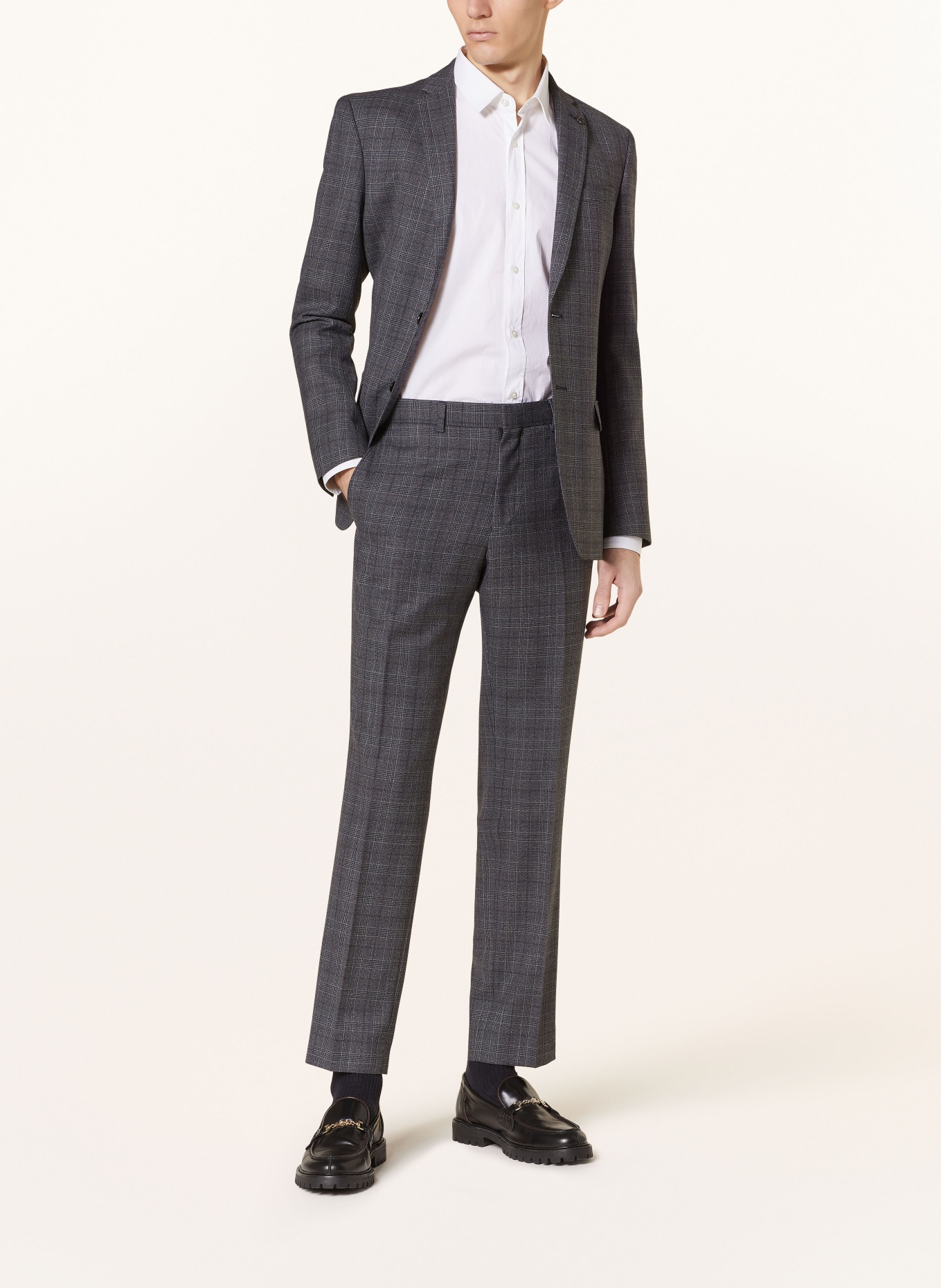 TED BAKER Anzughose ZIONST Slim Fit, Farbe: CHARCOAL CHARCOAL (Bild 2)